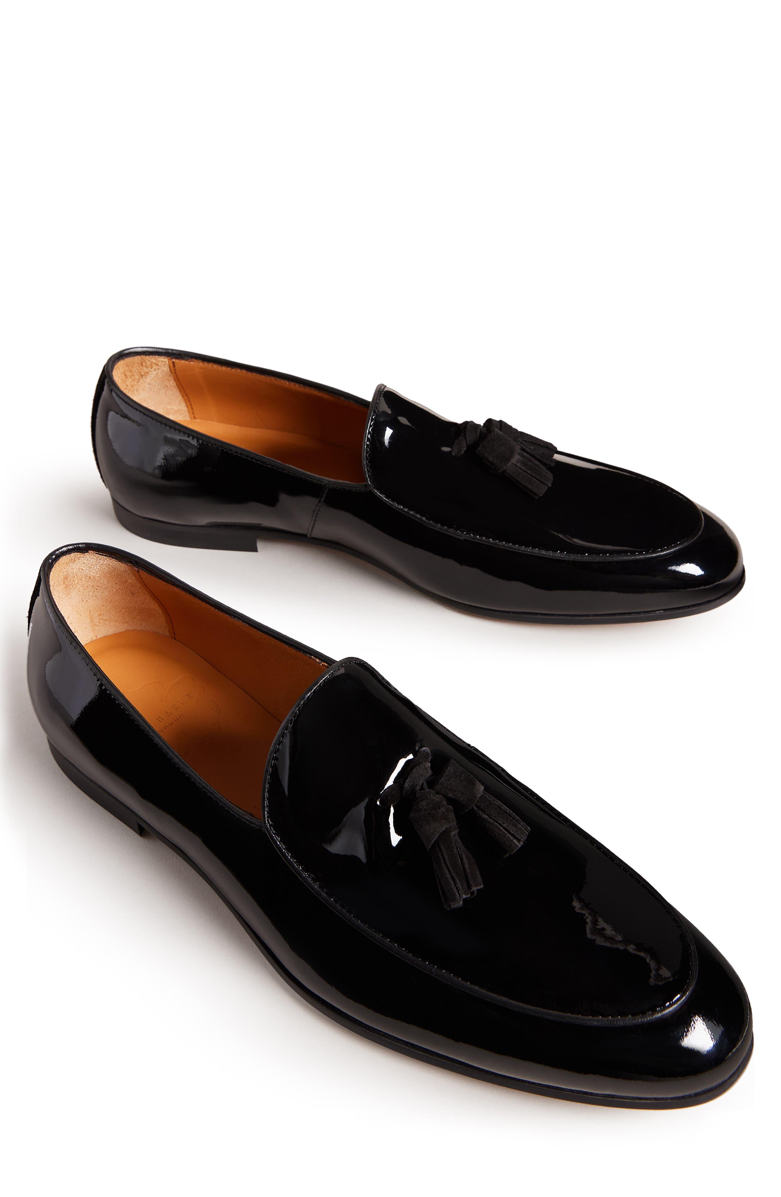 Ted Baker Eroll Paten Leather Dress Loafer in Black for Men | Lyst