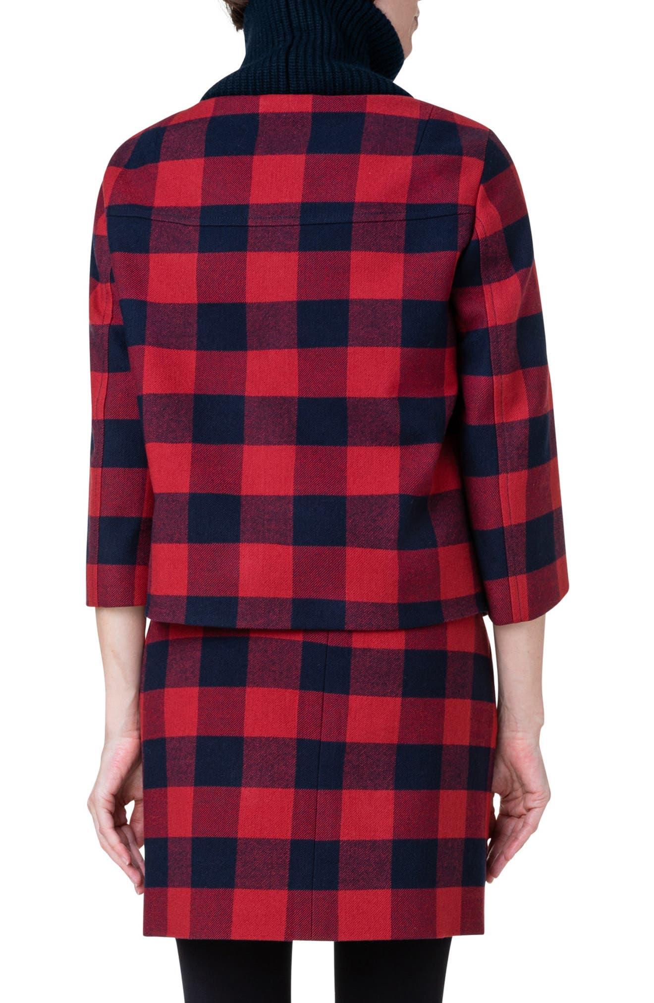 MINI CHECK COTTON JACKET-