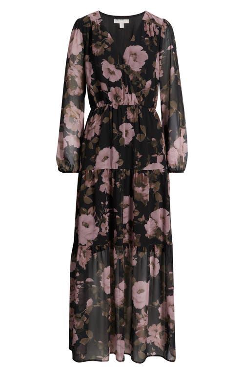 long pink dress with sleeves Kai Maxi Dress in Pale Pink