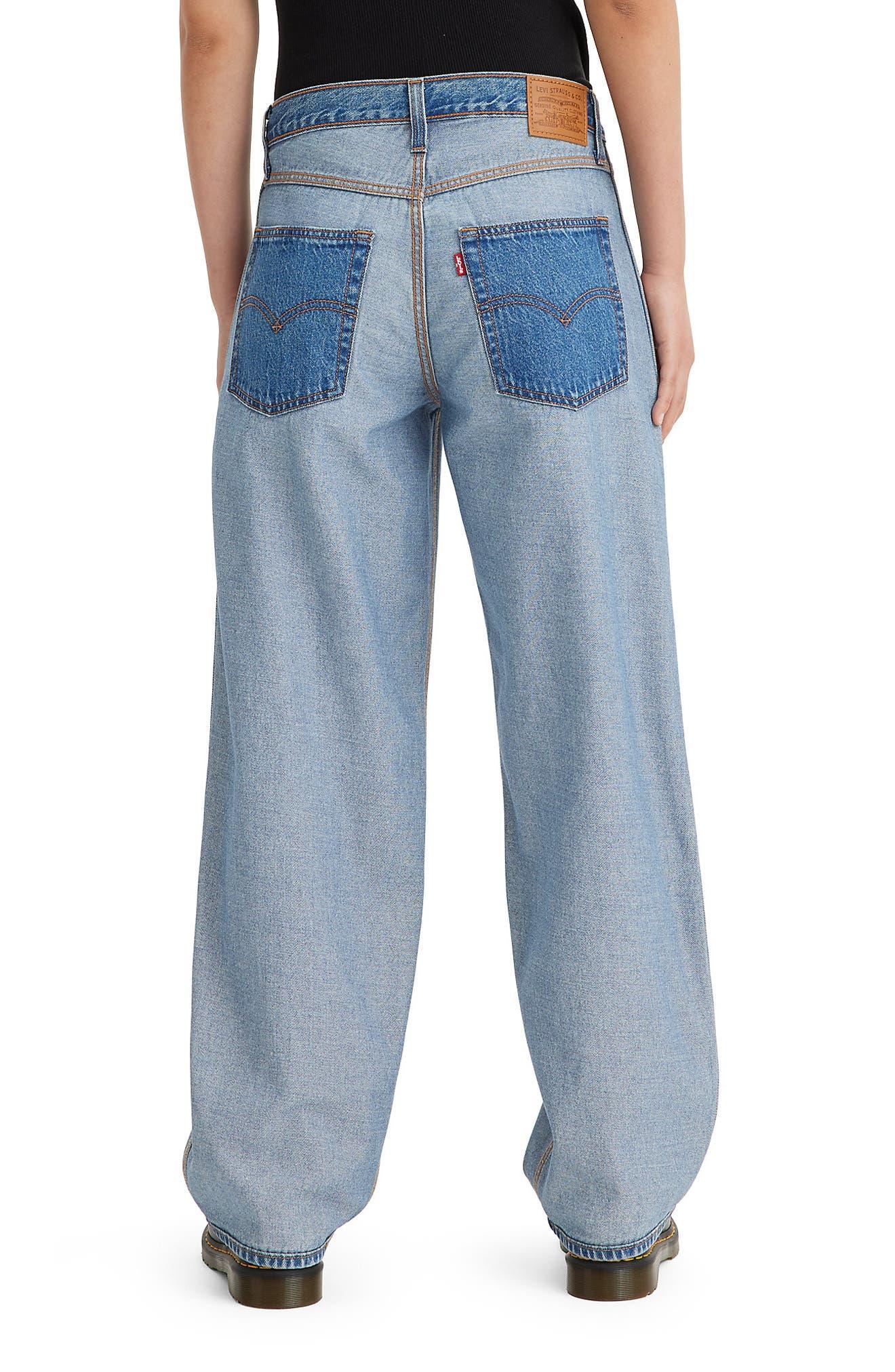 Reversible Baggy Dad Jeans - Blue