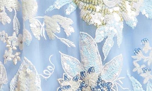 dress the population samira Dress The Population Samira Fit-&-Flare Sequin Gown