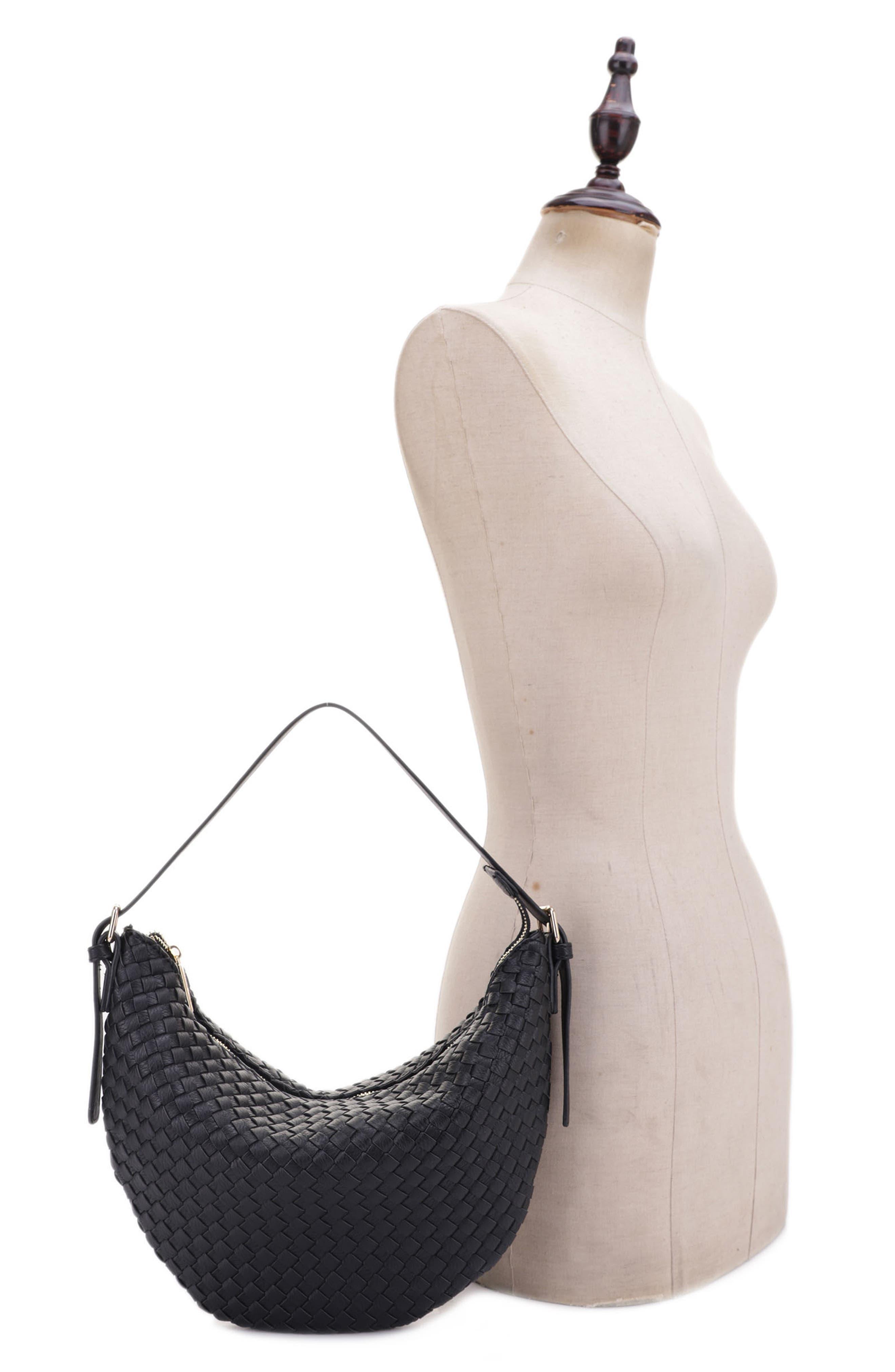 Mali & Lili Ava Woven Crossbody Bag Black - ShopStyle