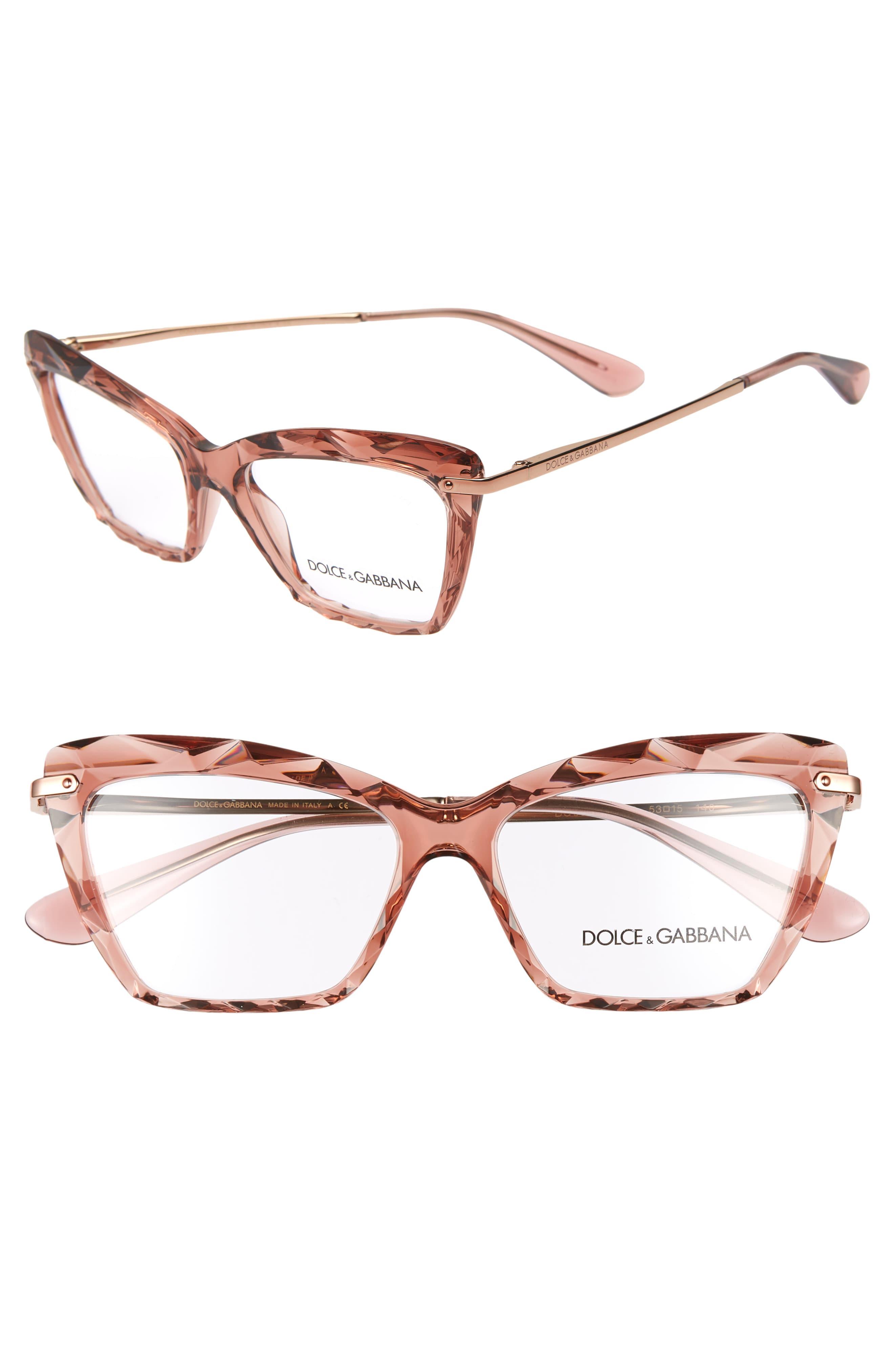 dolce and gabbana pink glasses