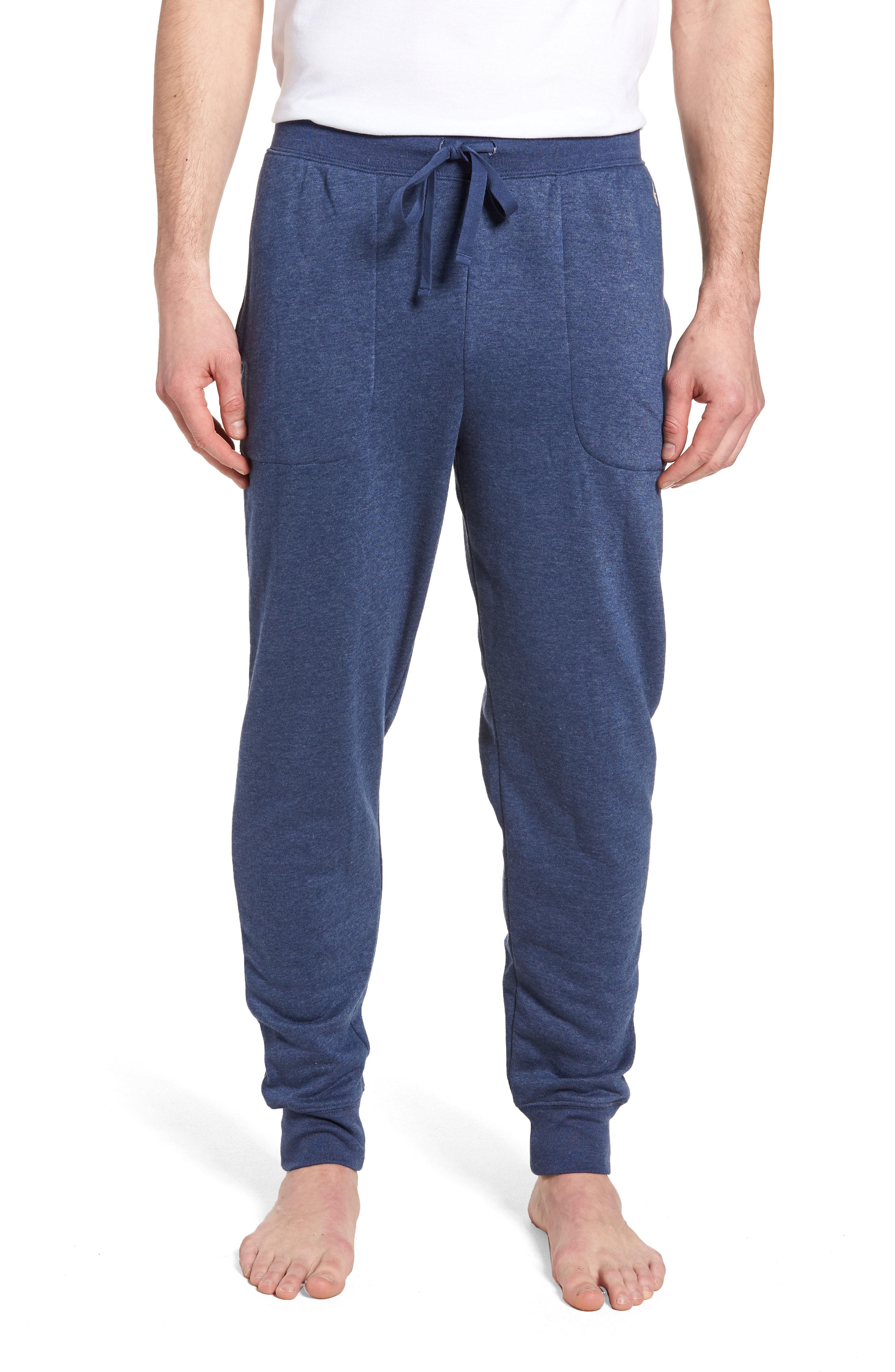Brushed jersey cotton blend jogger pants Clearance