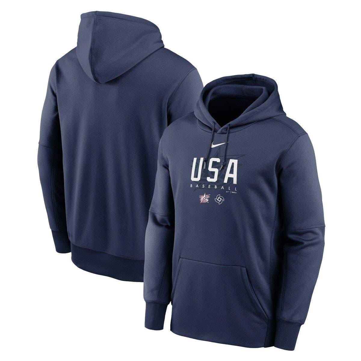 Nike Usa Baseball 2023 World Baseball Classic Dugout Therma Performance  Pullover Hoodie At Nordstrom in Blue for Men