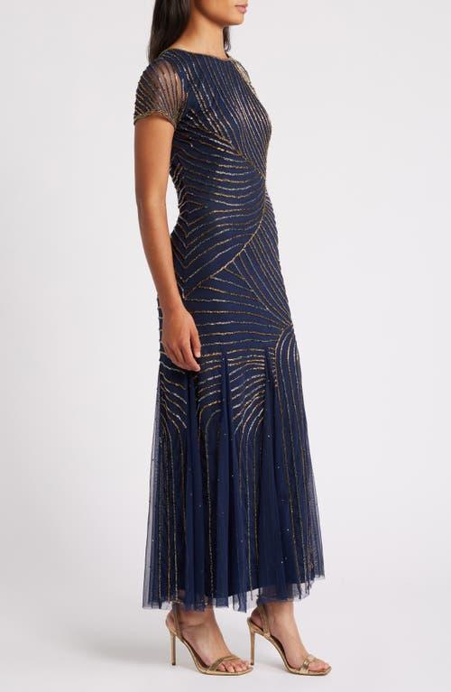 Pisarro Nights Beaded Gown in Blue Lyst