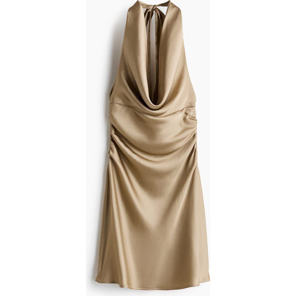Designer Gold Satin Dresses for Women - Up to 40% off | Lyst