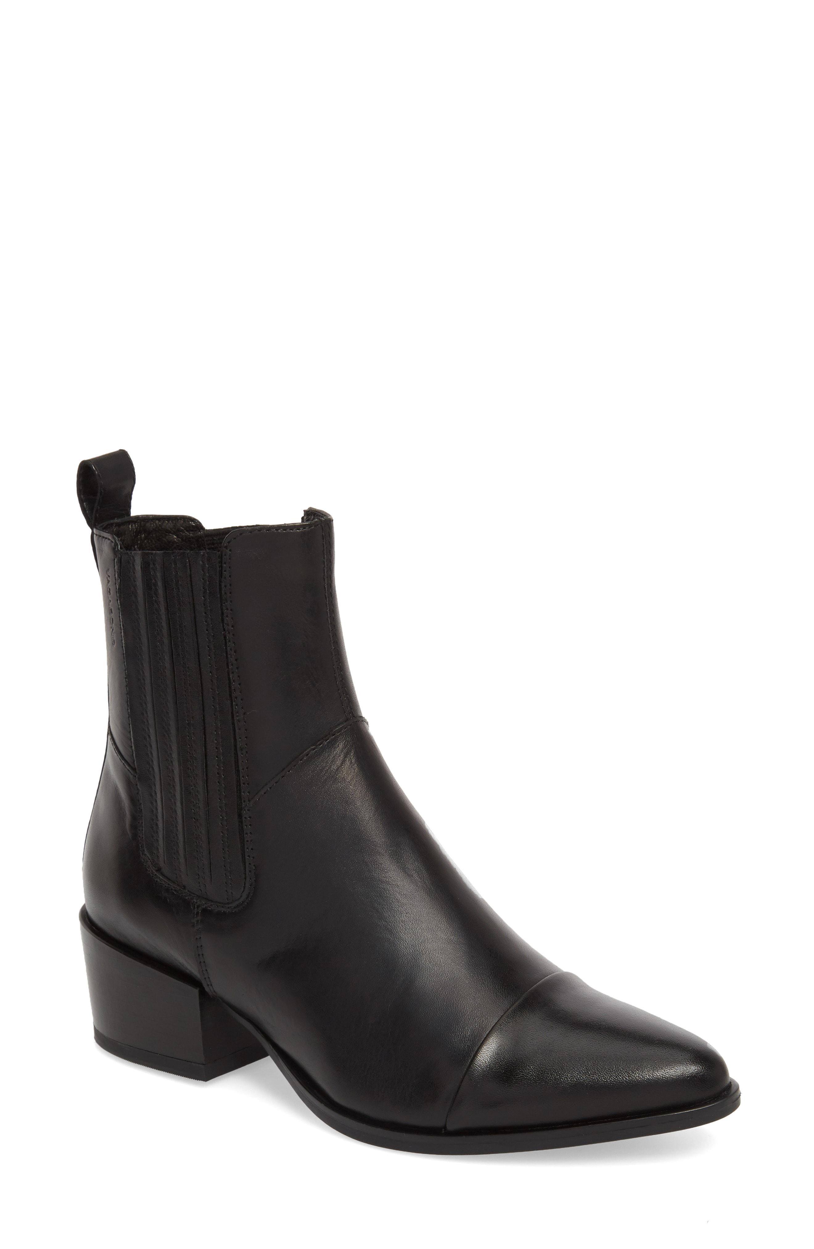 vagabond marja cap toe bootie