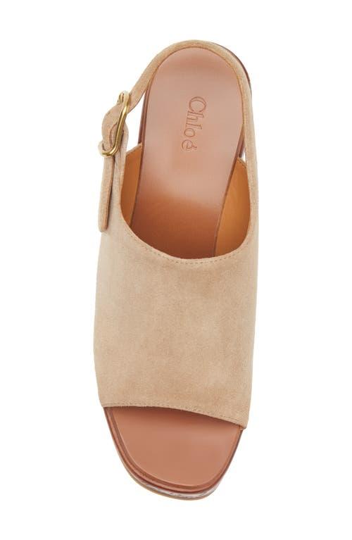 【Chloe】 Maxime debossed レザー ウェッジ Chloé Maxime Wedge Sandal in Black | Chloé US