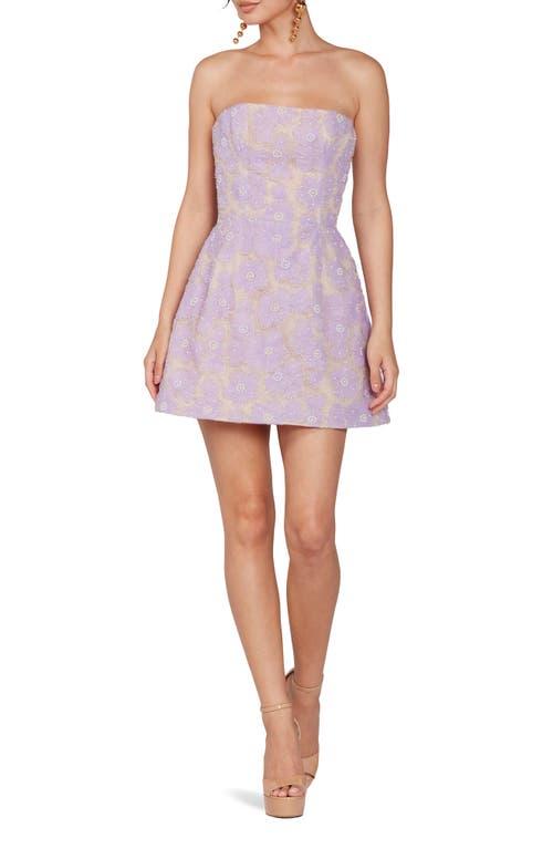 helsi marisa strapless sequin floral mini dress Marisa Floral Strapless Fit & Flare Minidress (Women)