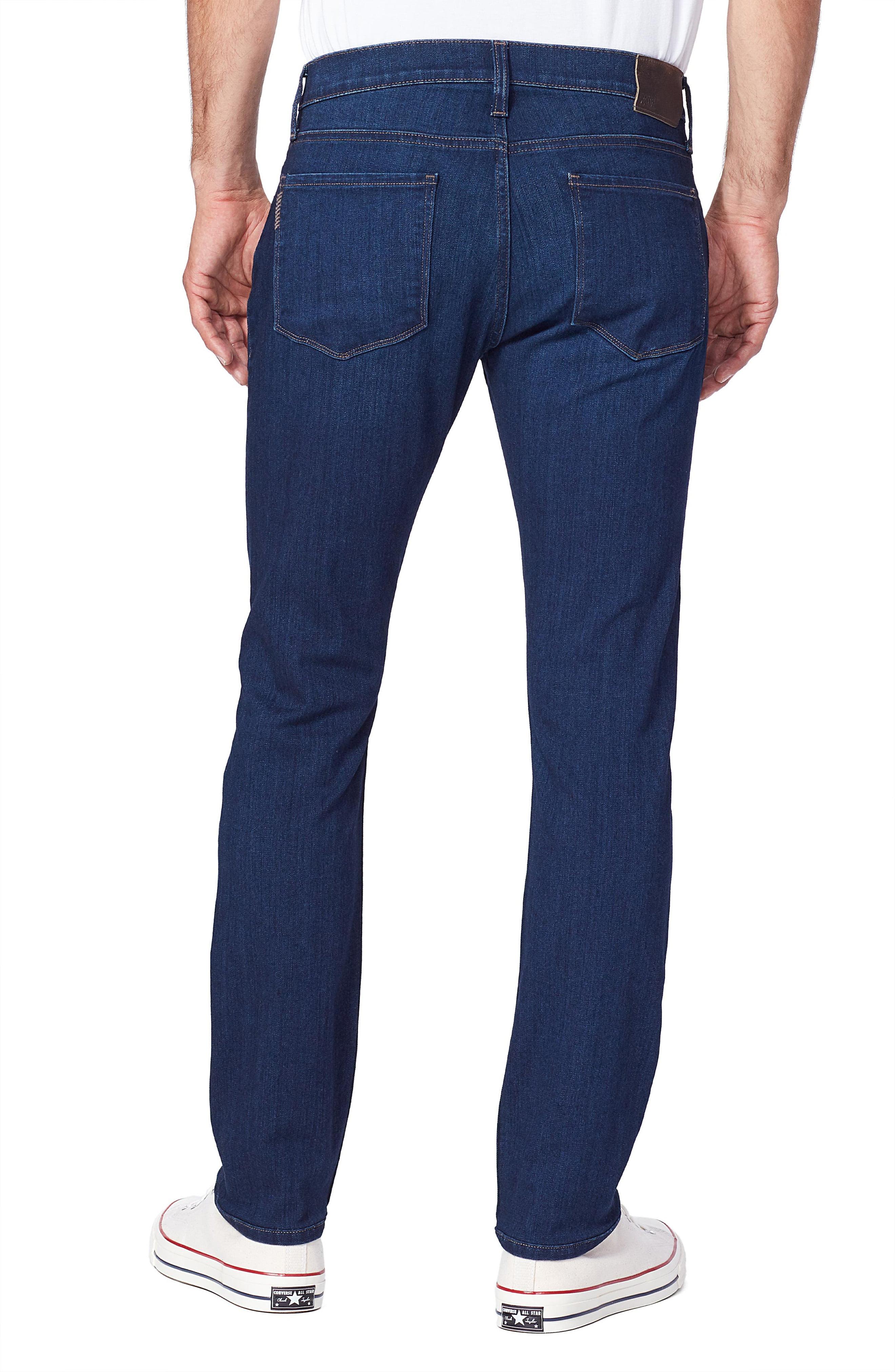 PAIGE Denim Transcend Federal Slim Straight Leg Jeans in Blue for Men