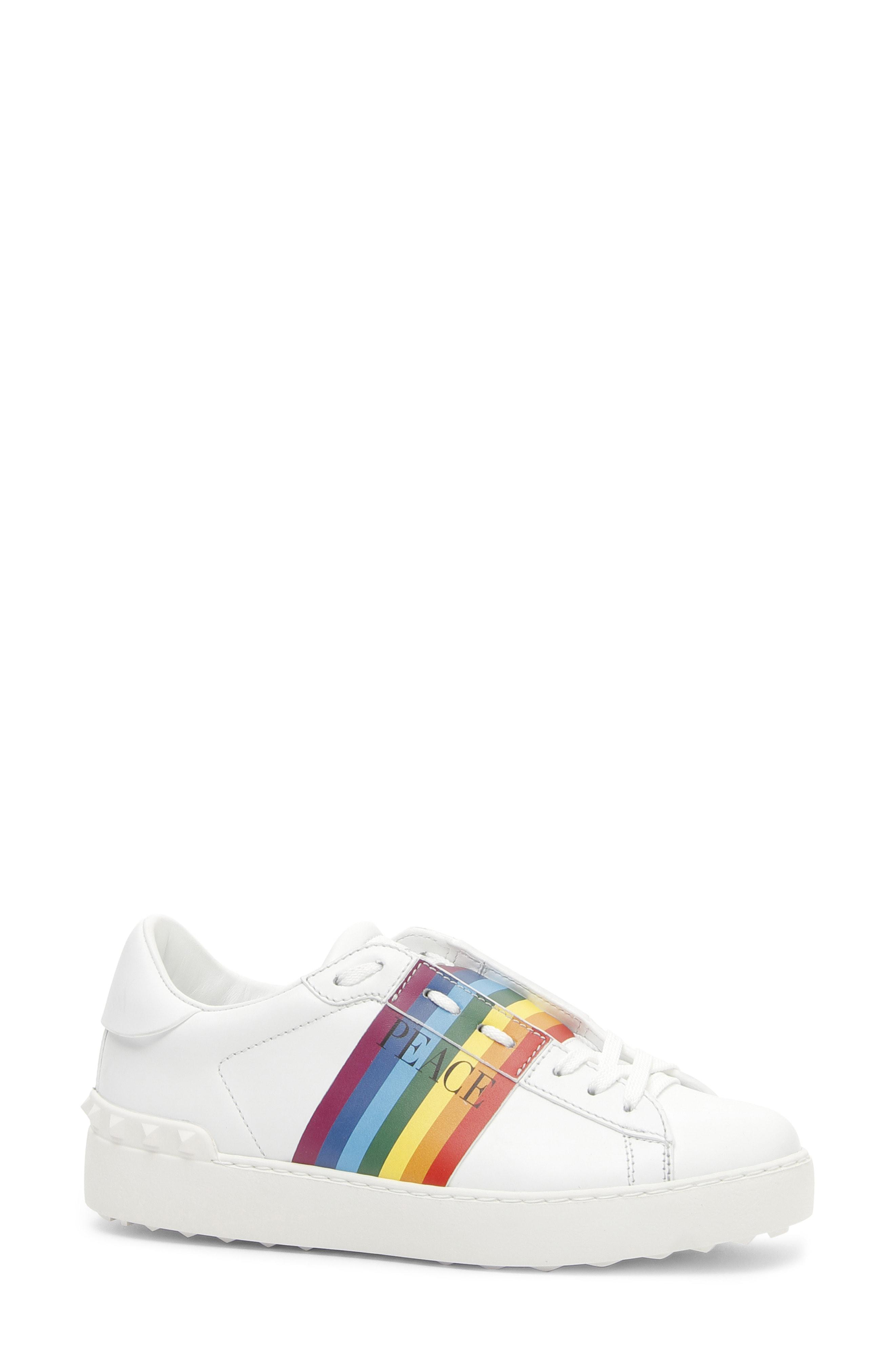 valentino rainbow sneakers