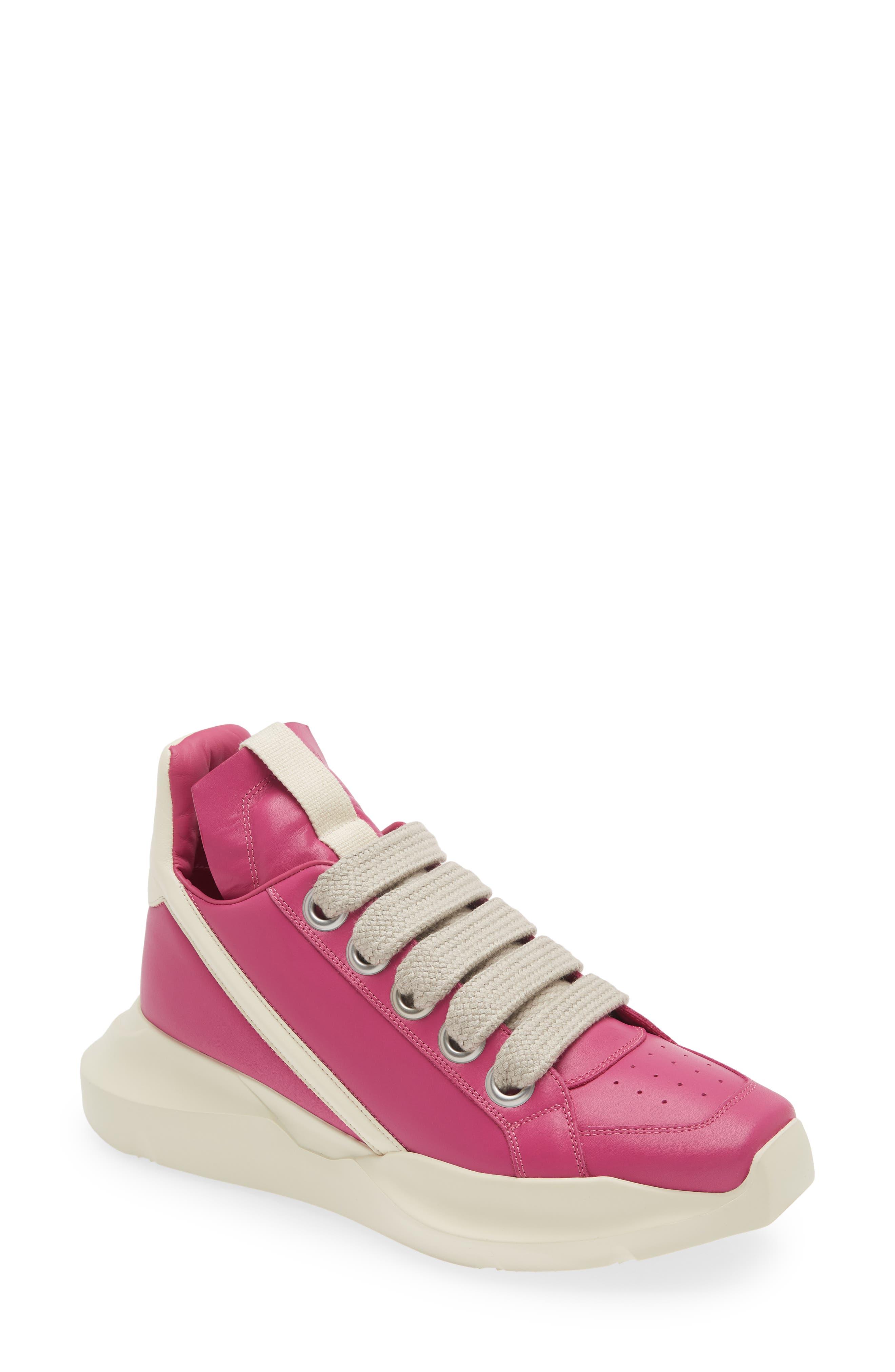 Rick Owens Geth Running Shoe in Pink for Men | Lyst