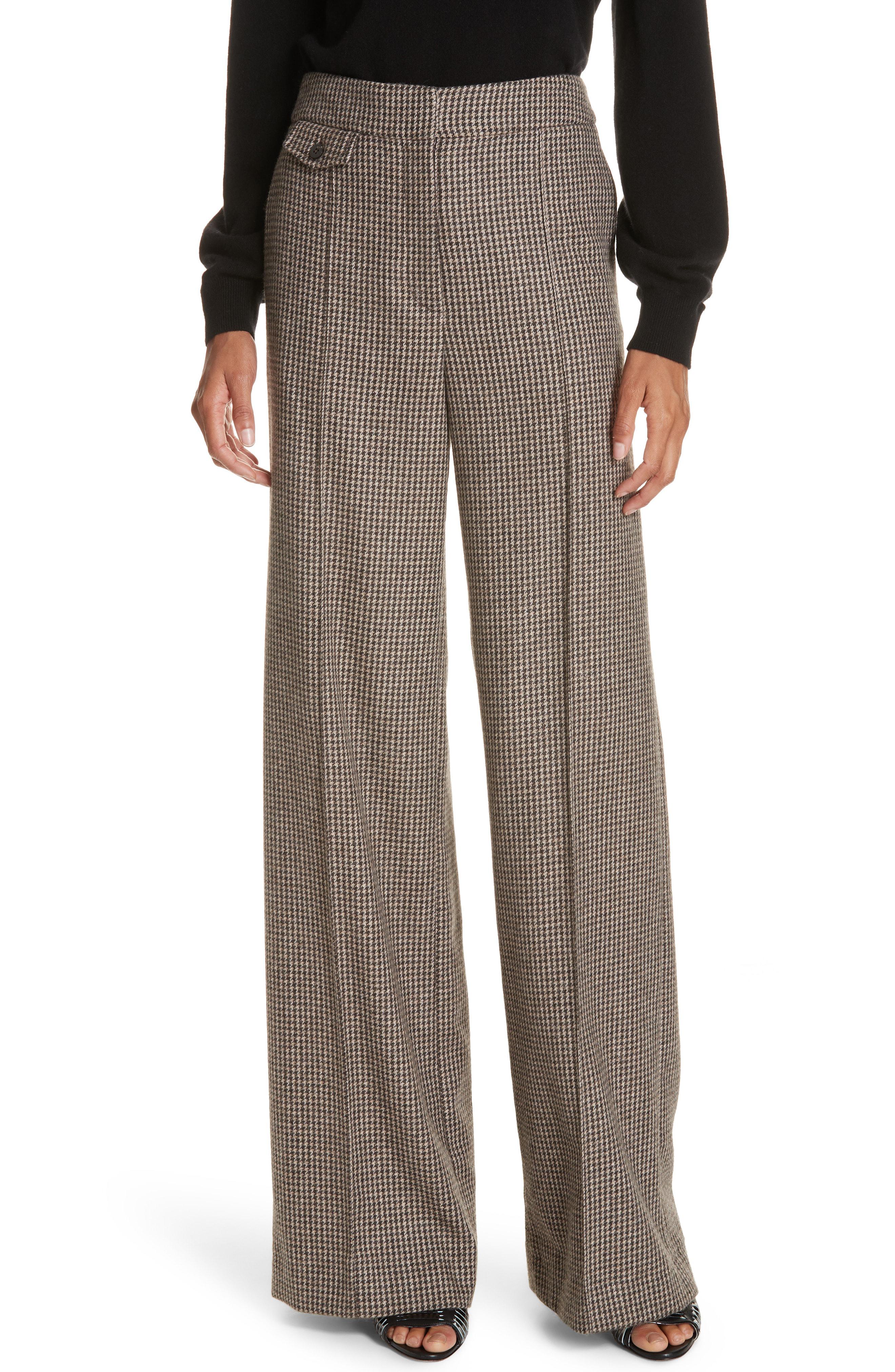Veronica Beard Jewell Houndstooth Trousers - Lyst