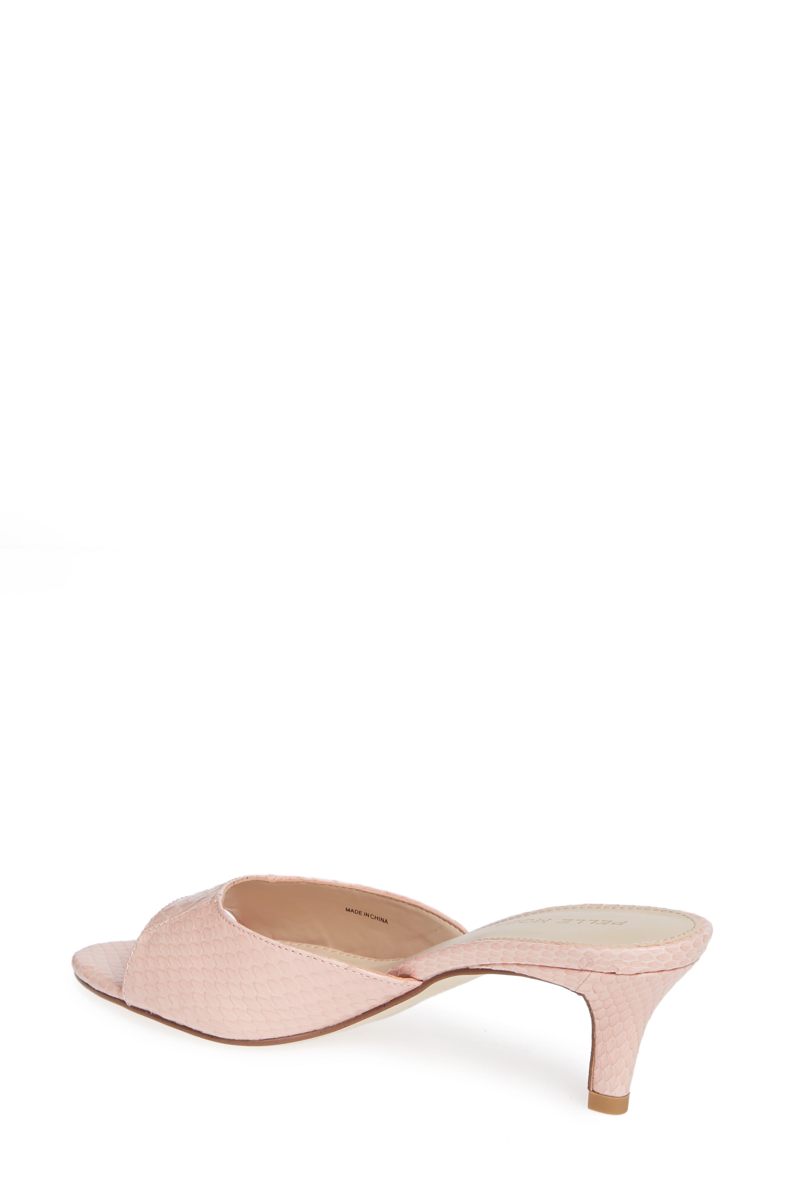 pelle moda bex kitten heel slide