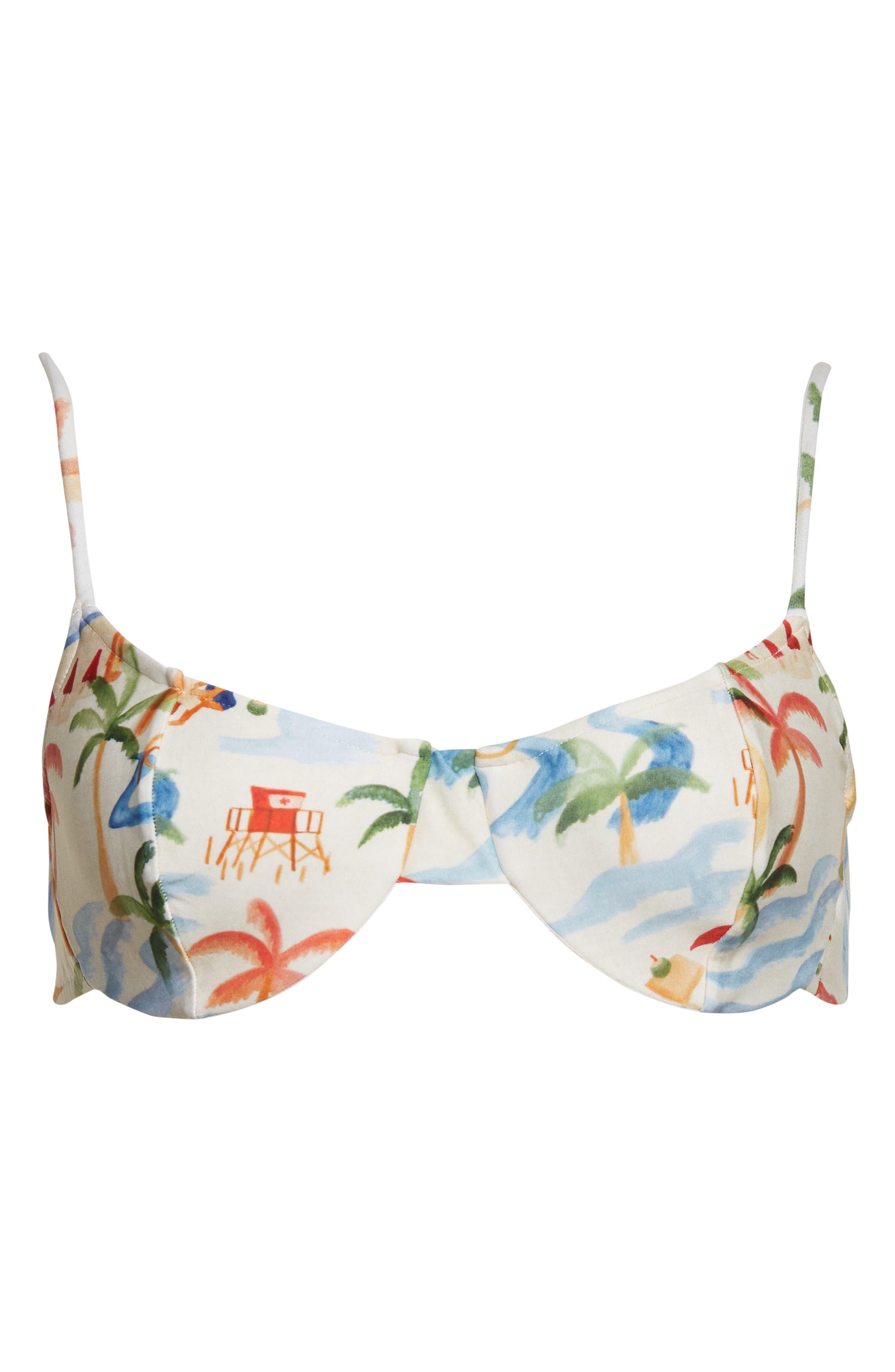 FARM Rio Copacabana Underwire Bikini Top At Nordstrom Rack in Blue Lyst