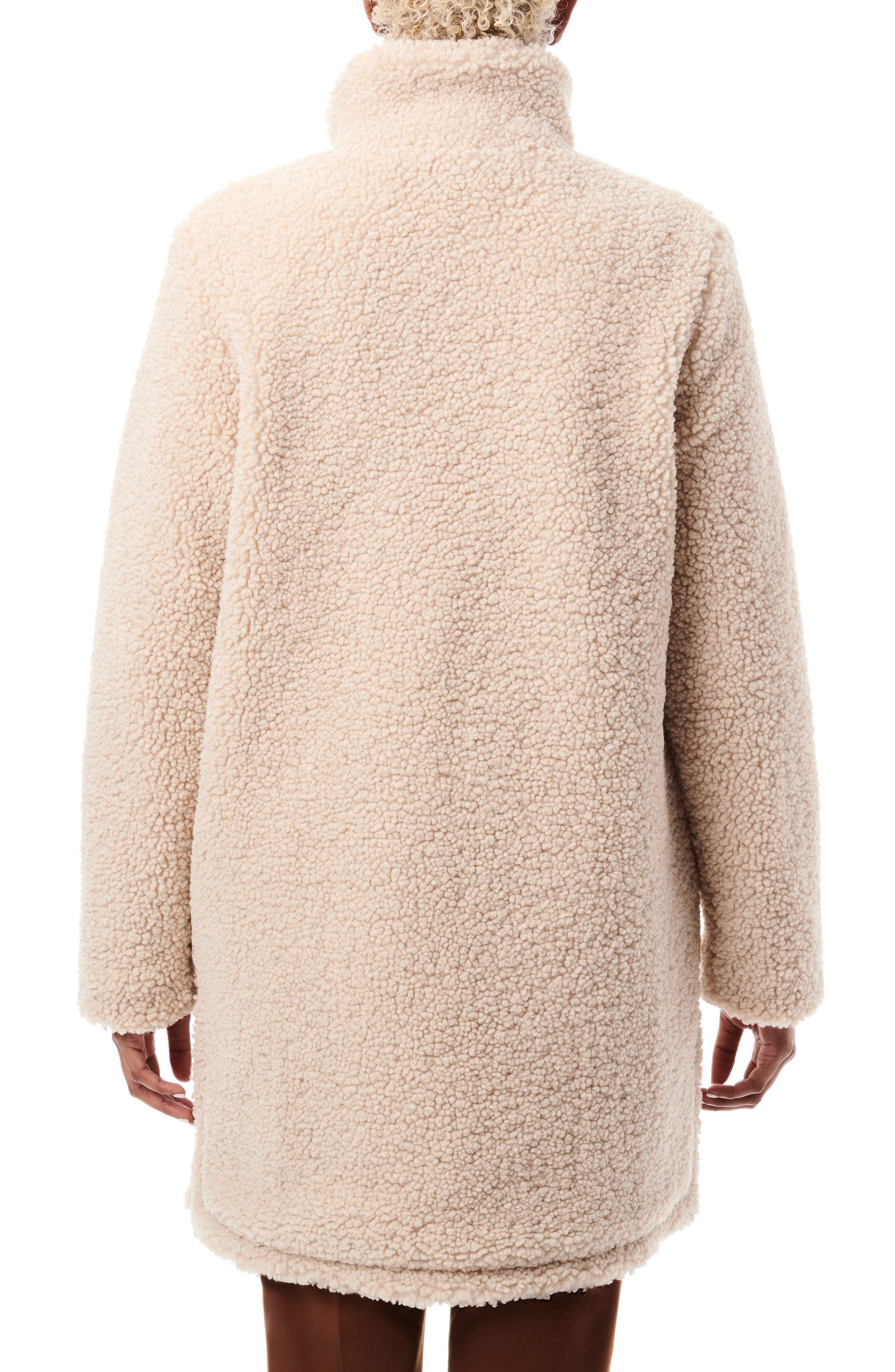 Bernardo Faux Shearling Teddy Coat in Natural Lyst