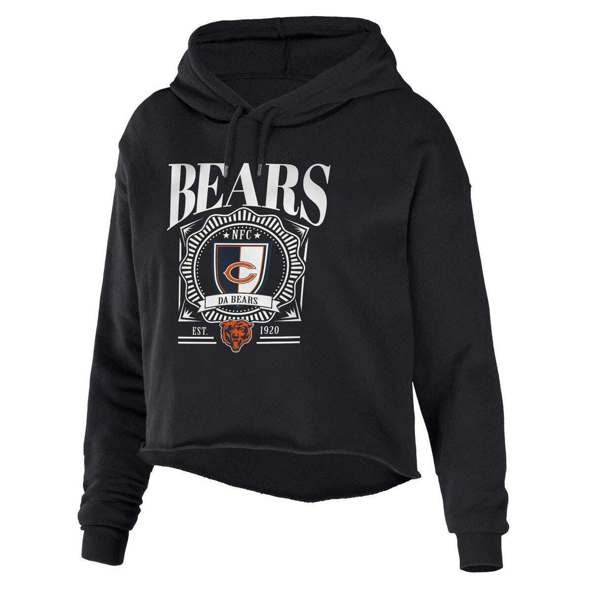 Chicago bears cropped hoodie sale