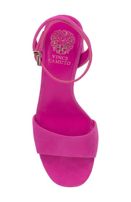 Vince Camuto Pendry Ankle Strap Platform Sandal in Pink | Lyst