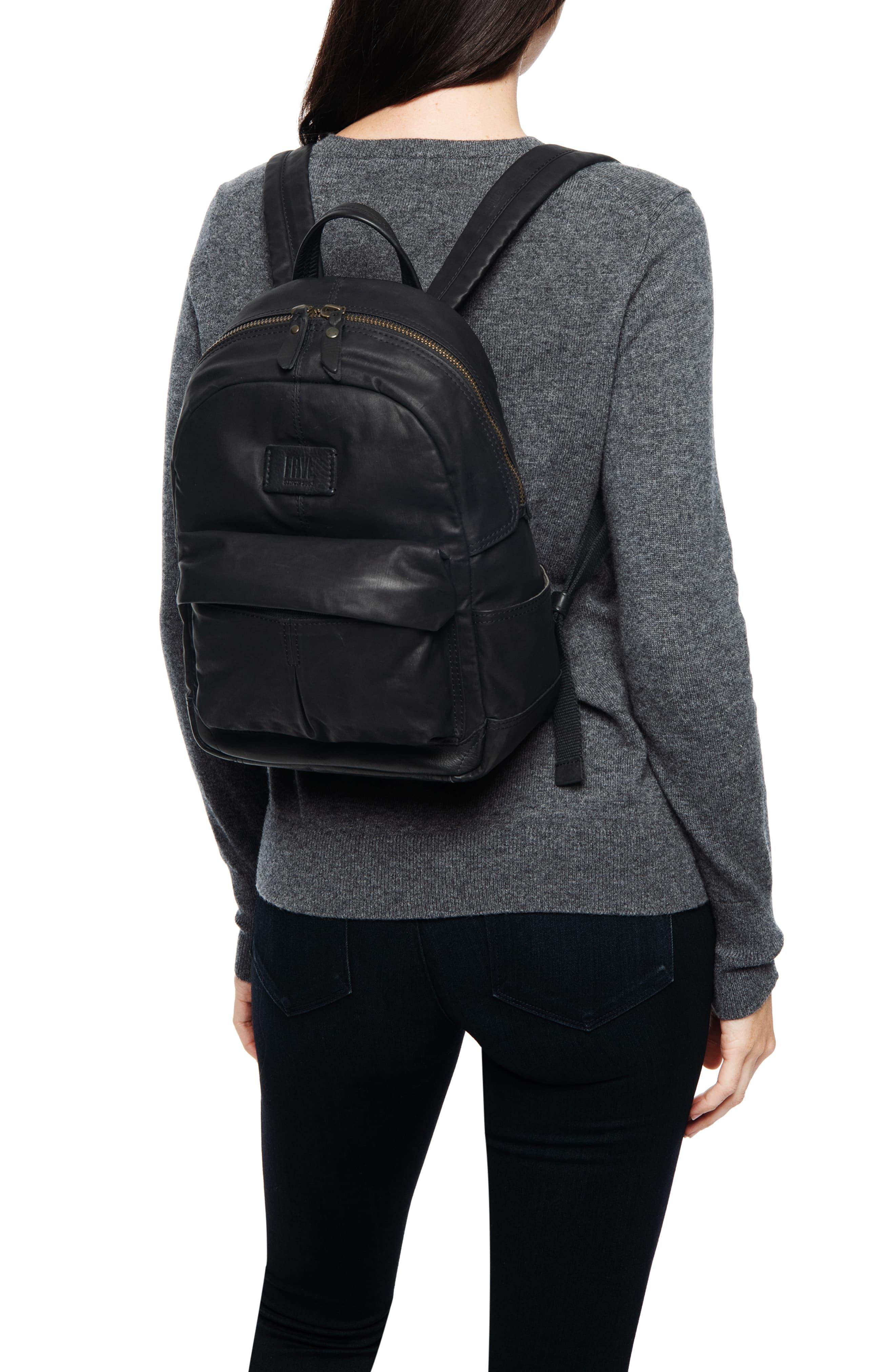 frye canvas backpack