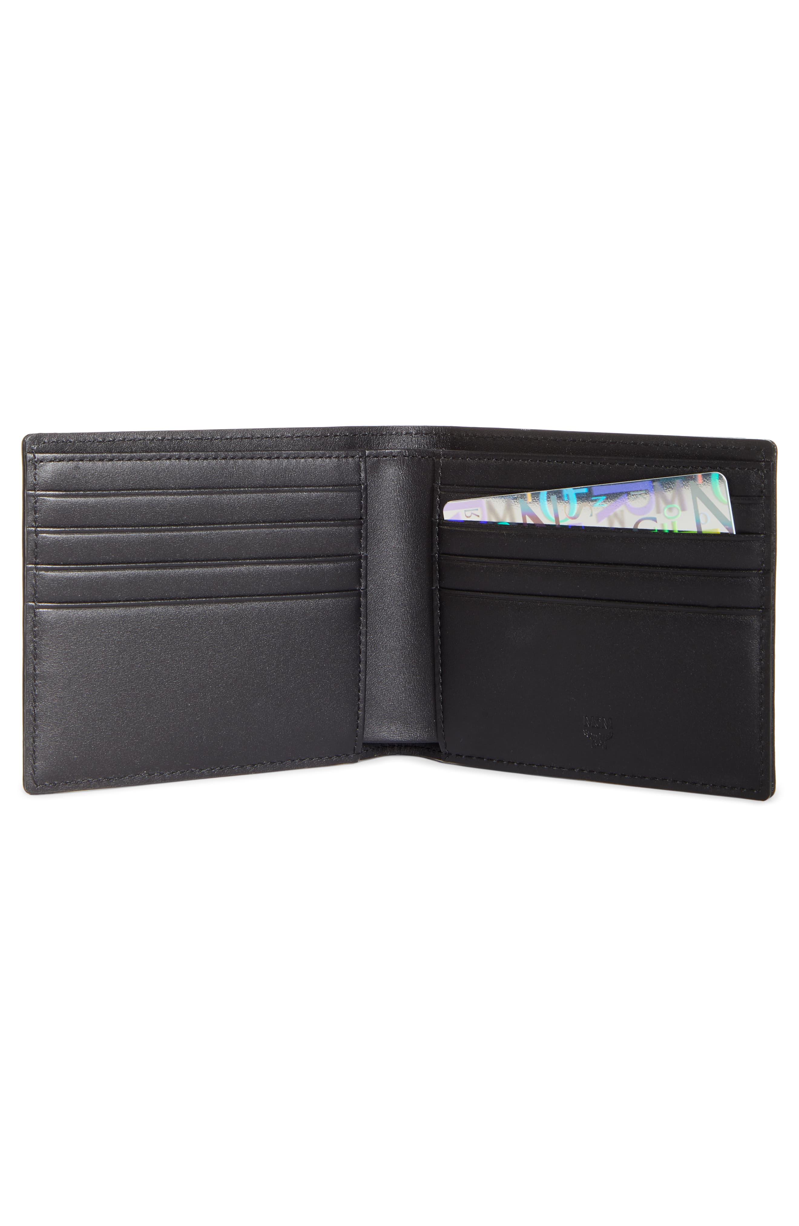 MCM Visetos Wallet in Black for Men - Lyst