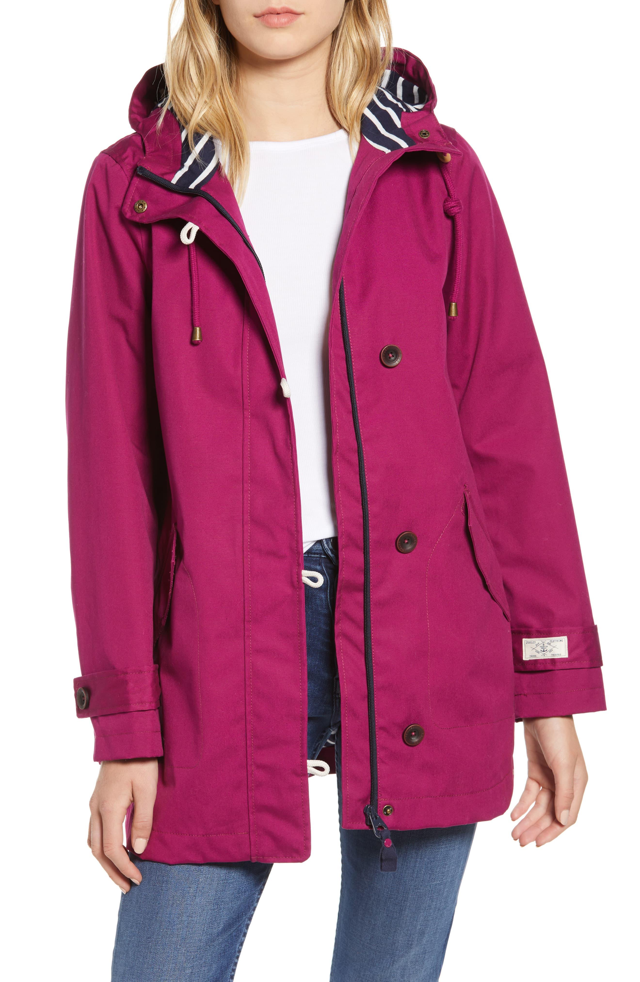 joules coast waterproof hooded jacket