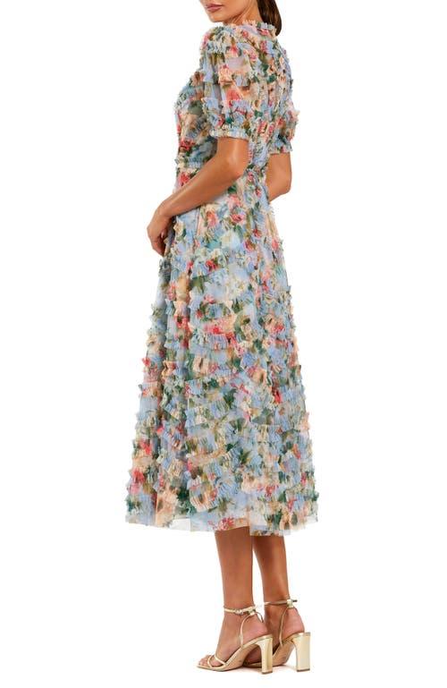【Mac Duggal】Multicolor Printed Ruffle Dress 関税送料込 MAC DUGGAL - Multicolor Floral Ruffle Maxi Dress – ReLi Norge
