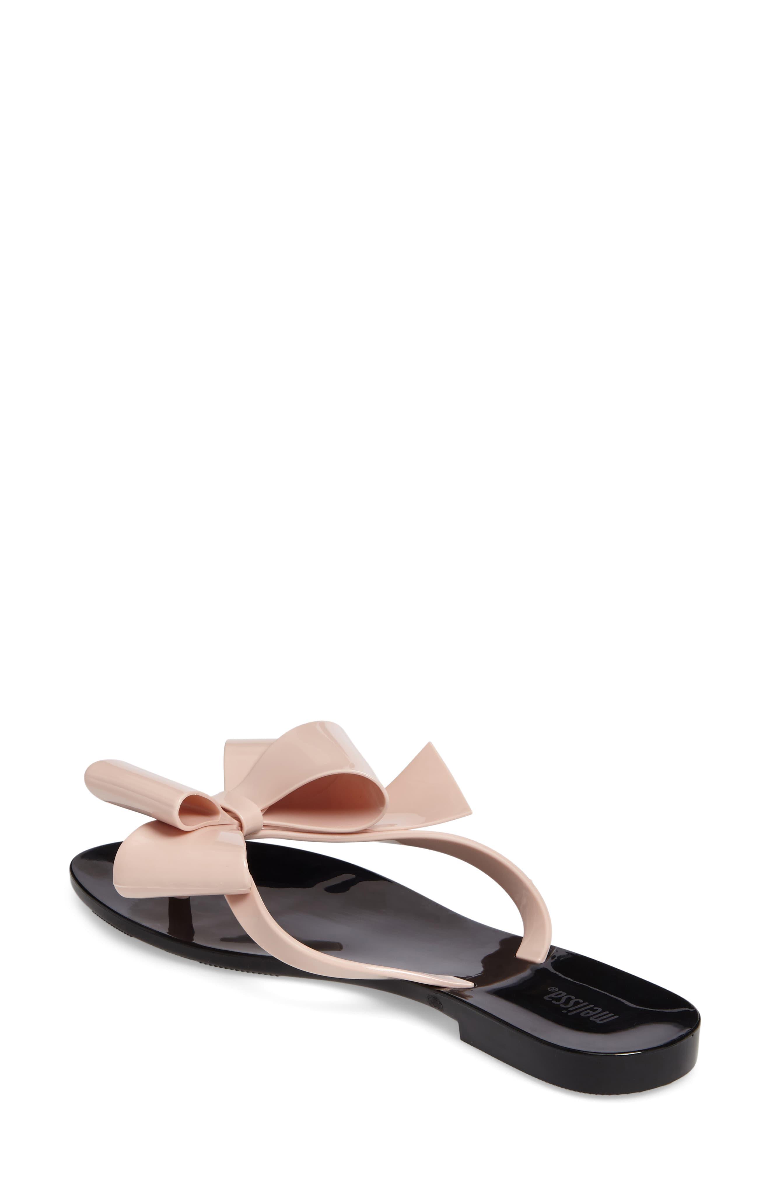 melissa harmonic bow flip flops