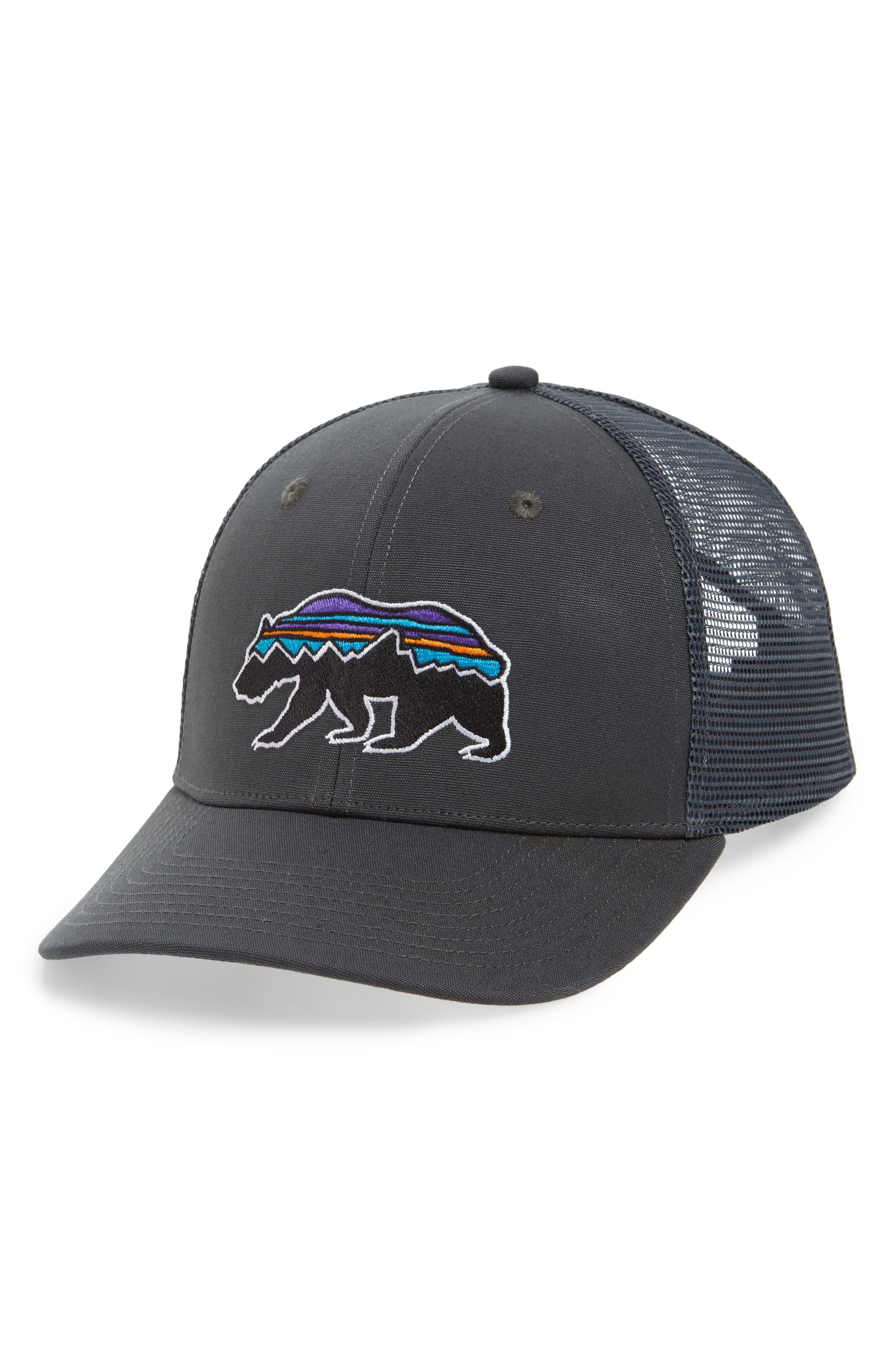 patagonia hat with bear