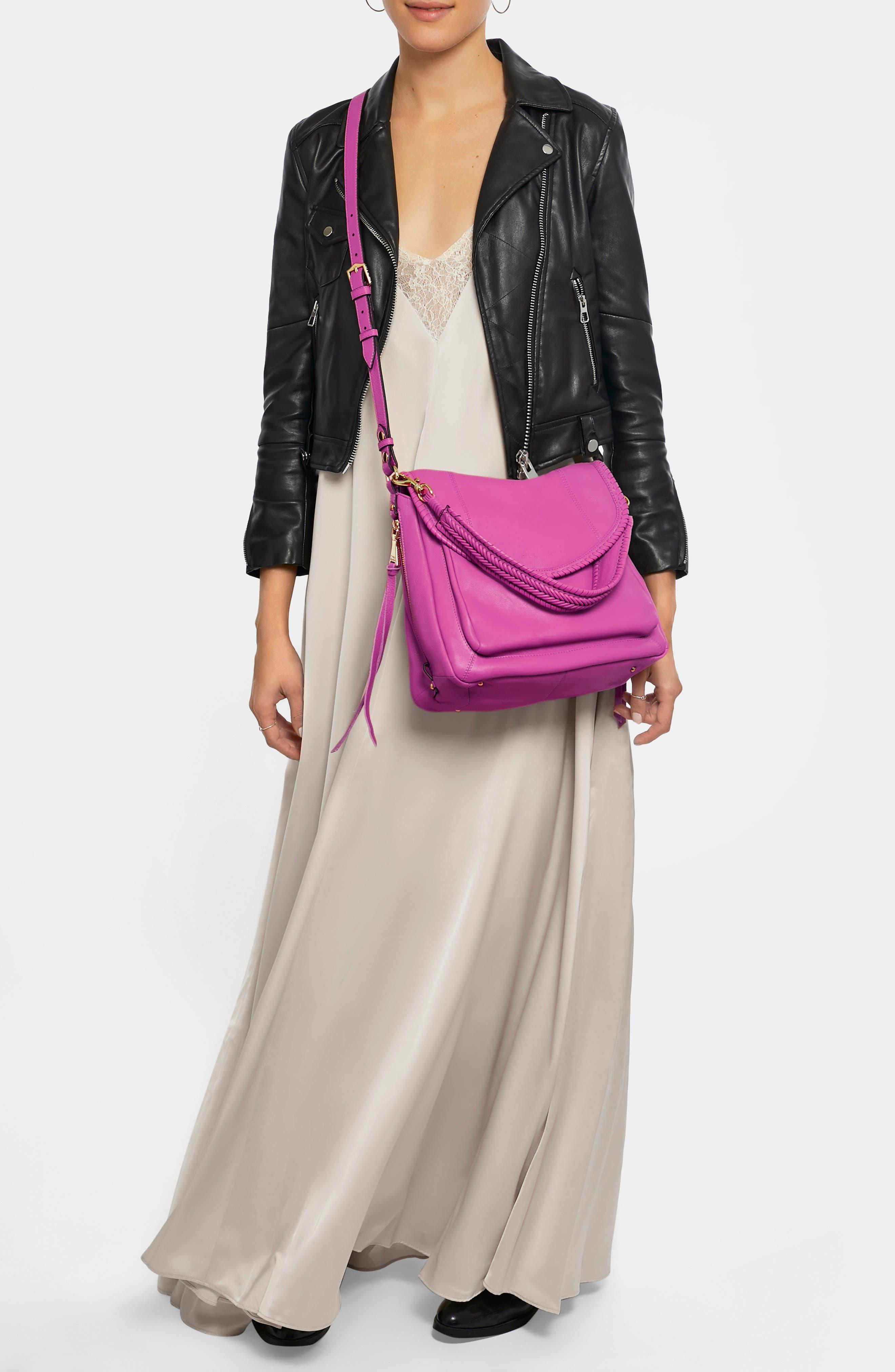 Aimee Kestenberg All For Love Convertible Leather Shoulder Bag in Pink |  Lyst