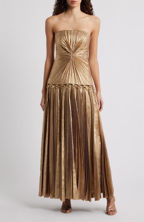chinese dress ladies ALC Women's Bianca Strapless Pleated Maxi Dress  Saint Bernard