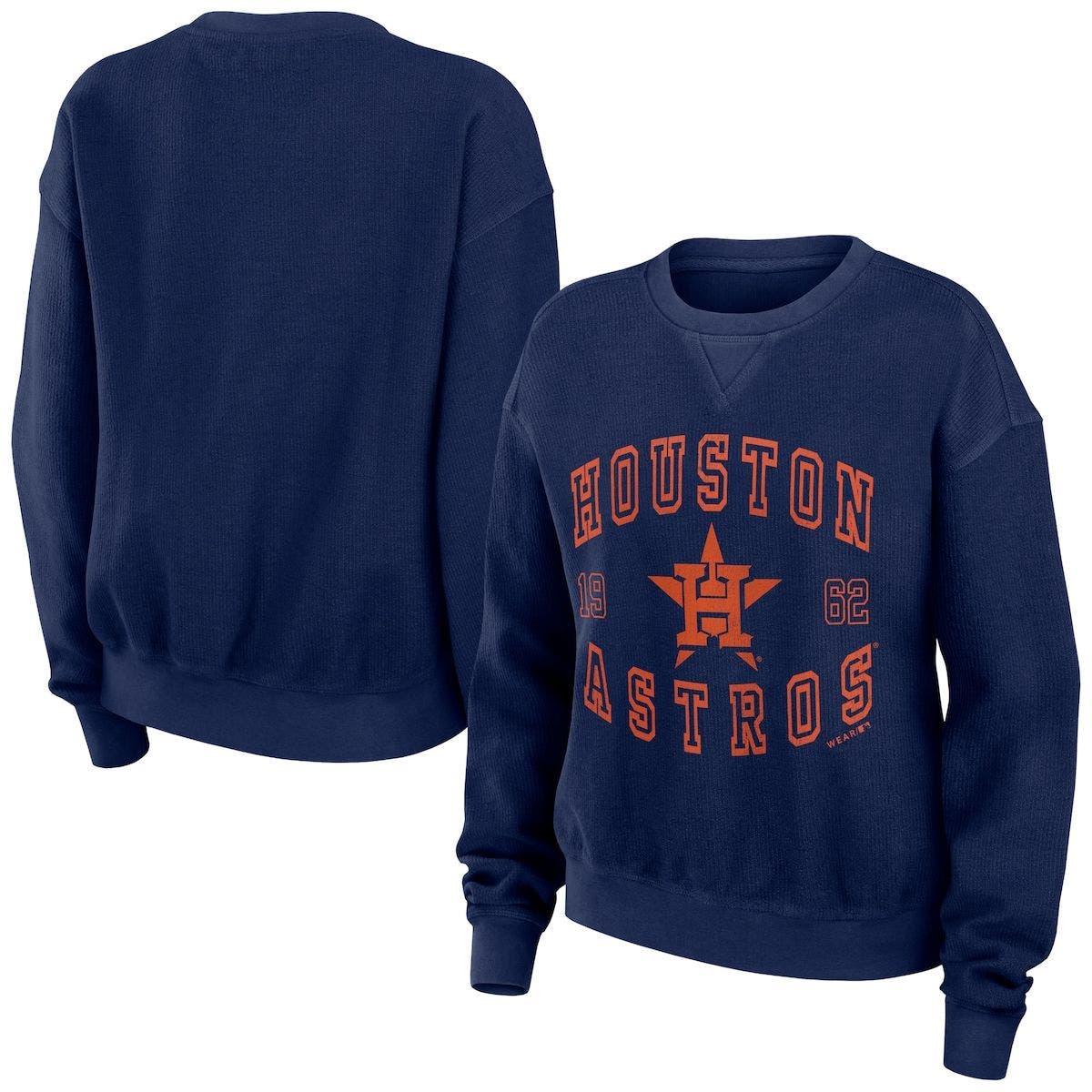 WEAR by Erin Andrews Houston Astros Vintage Cord Pullover Sweatshirt At  Nordstrom in Blue