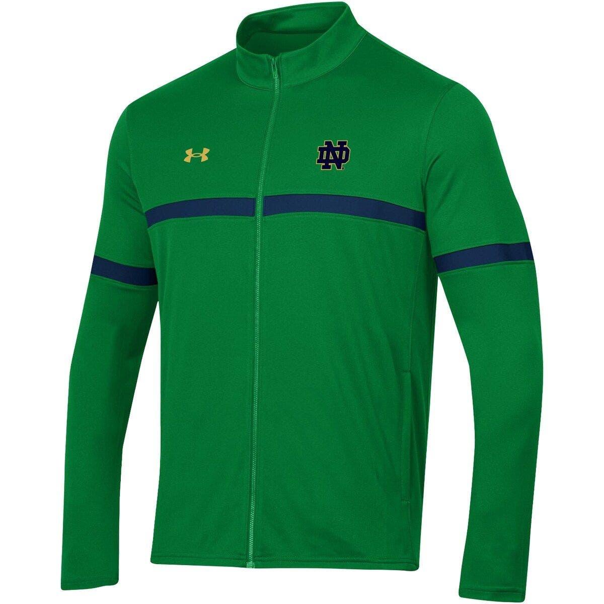 Men's Under Armour White Notre Dame Fighting Irish Motivate Half-Zip Jacket Size: Extra Large