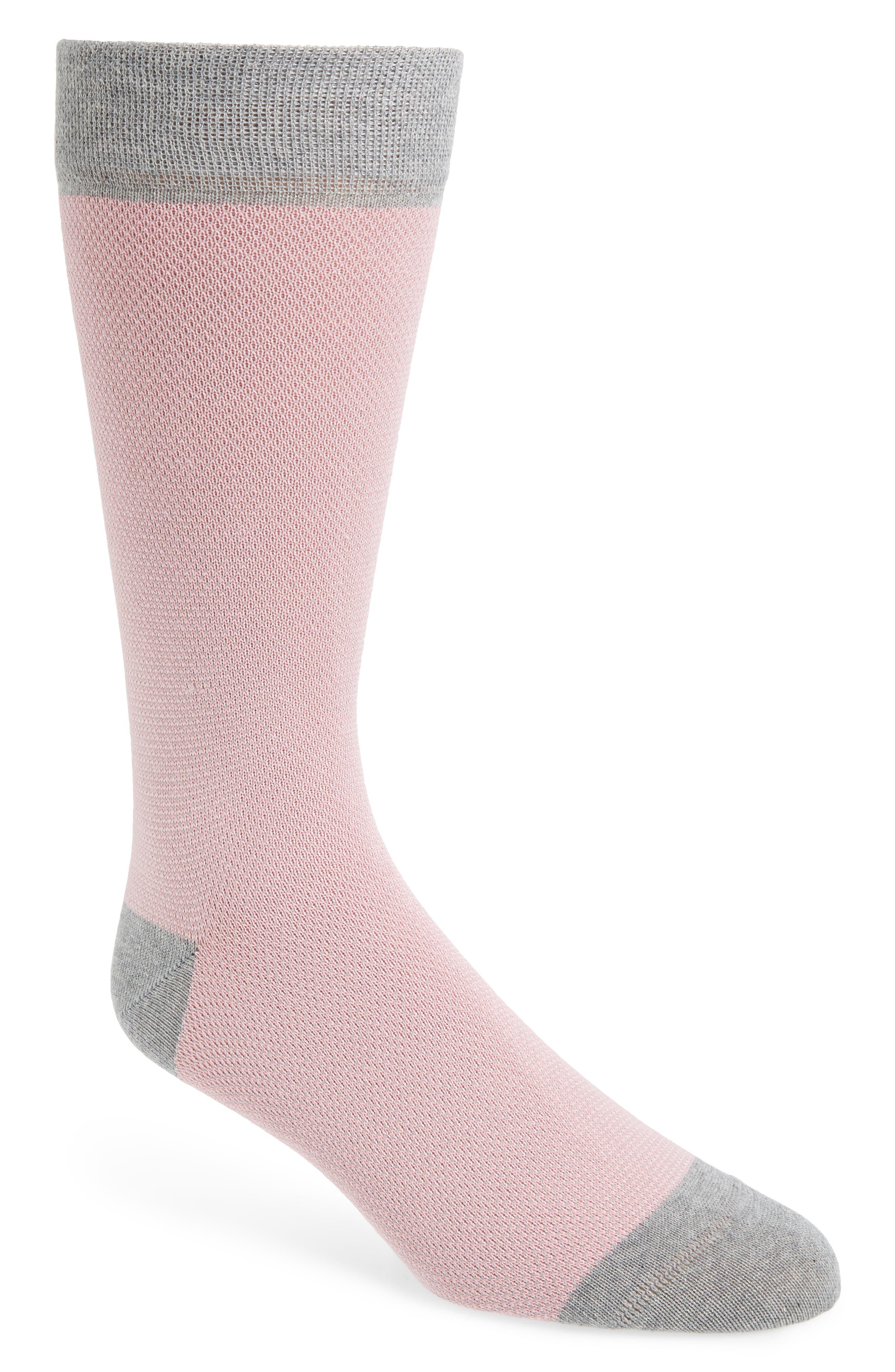 Ted Baker Cotton Textured Socks in Pink for Men Lyst