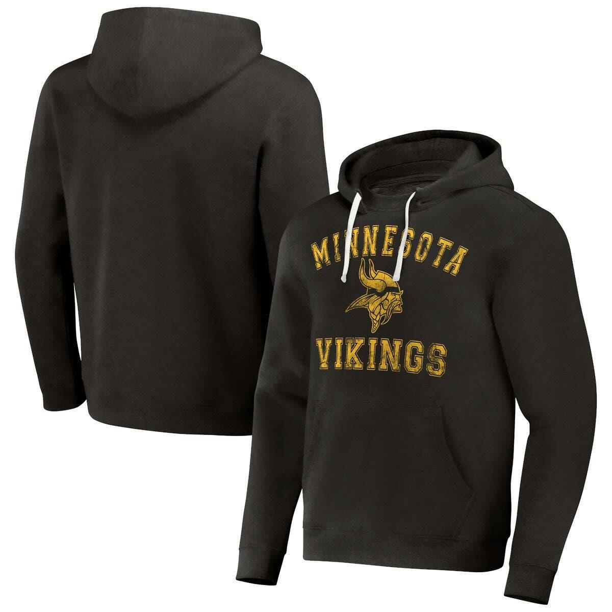 Black minnesota top vikings sweatshirt