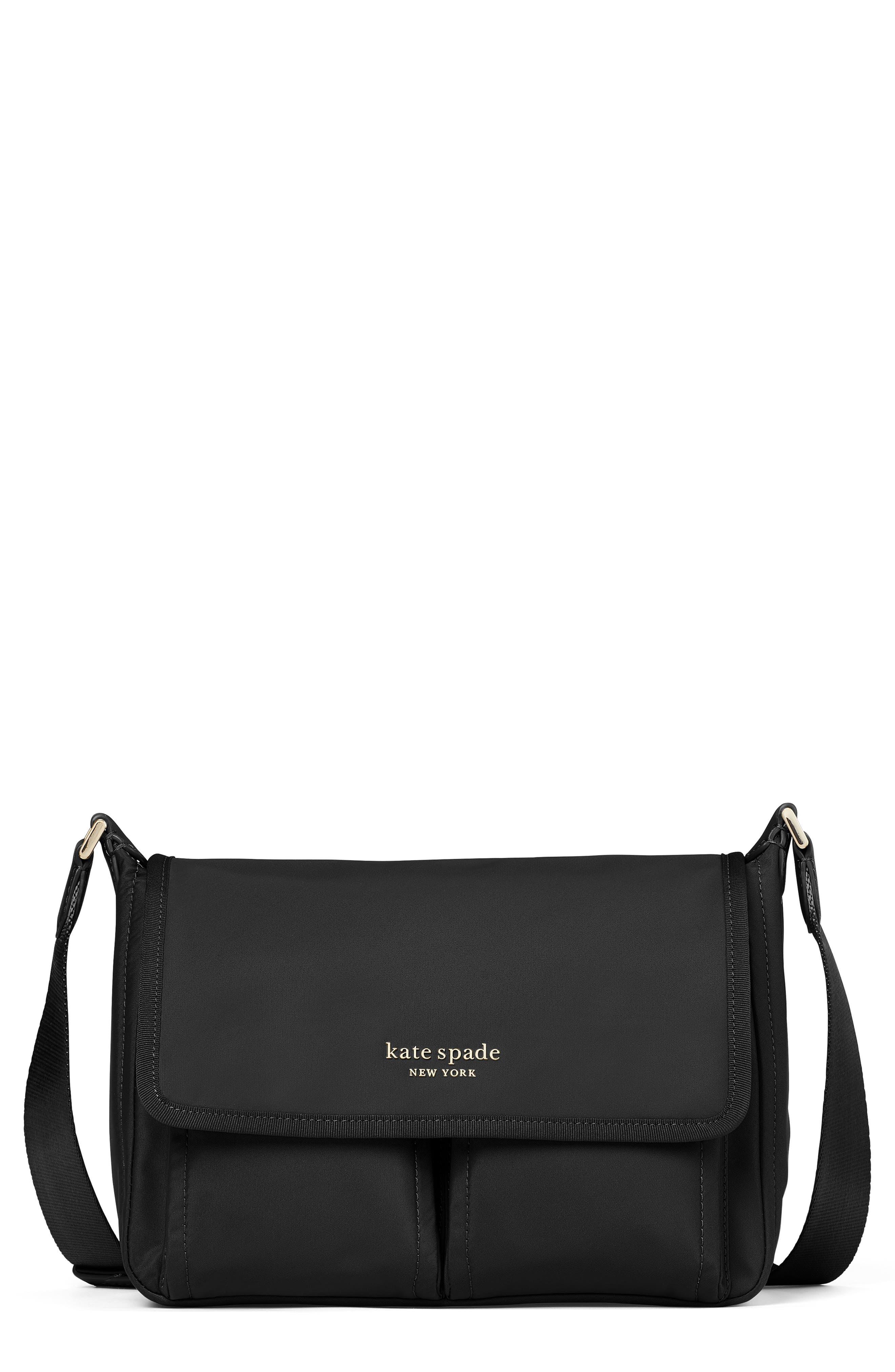 Kate Spade The Little Better Sam Nylon Messenger Bag in Black Lyst