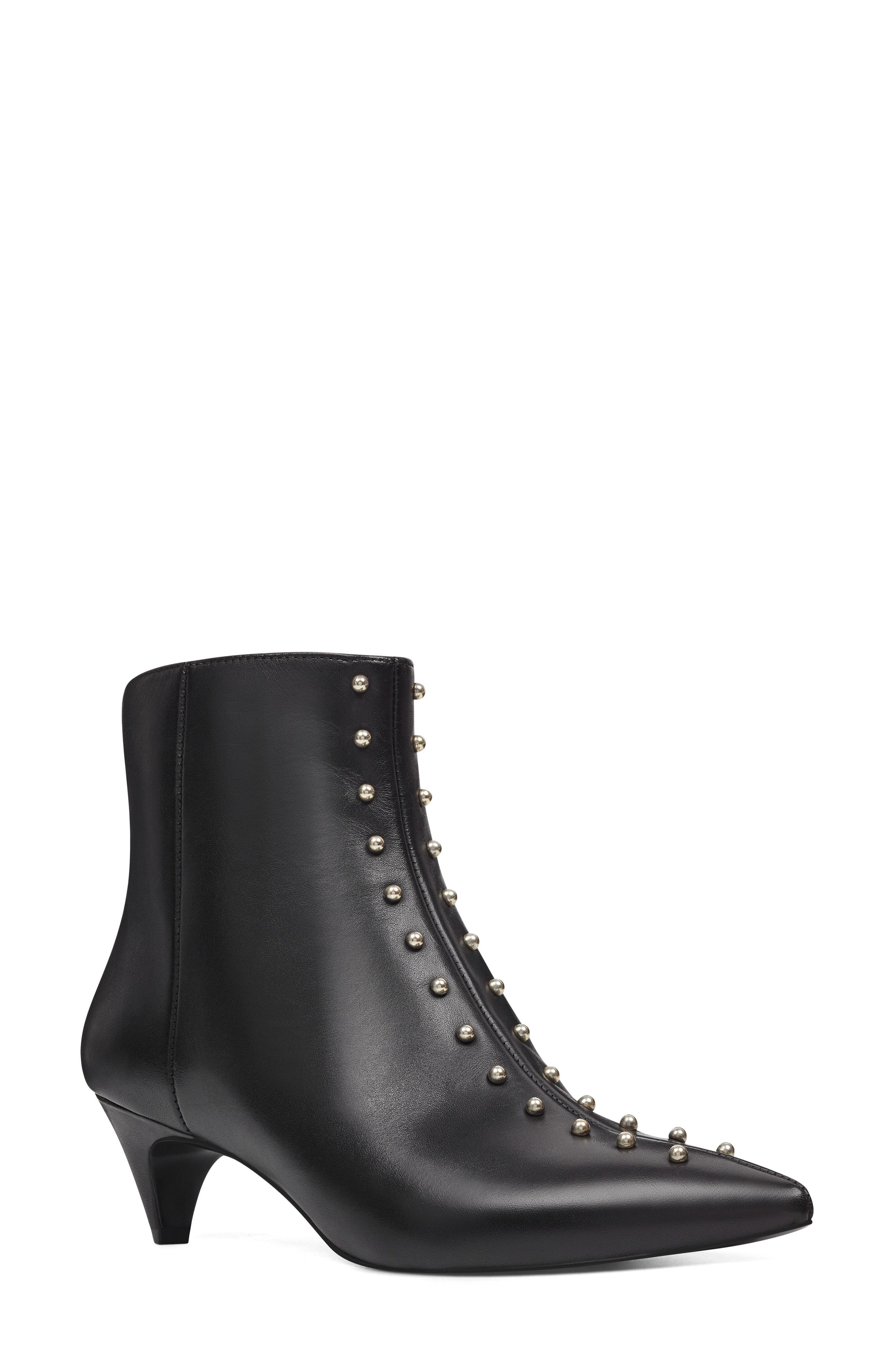 nine west kitten heel booties