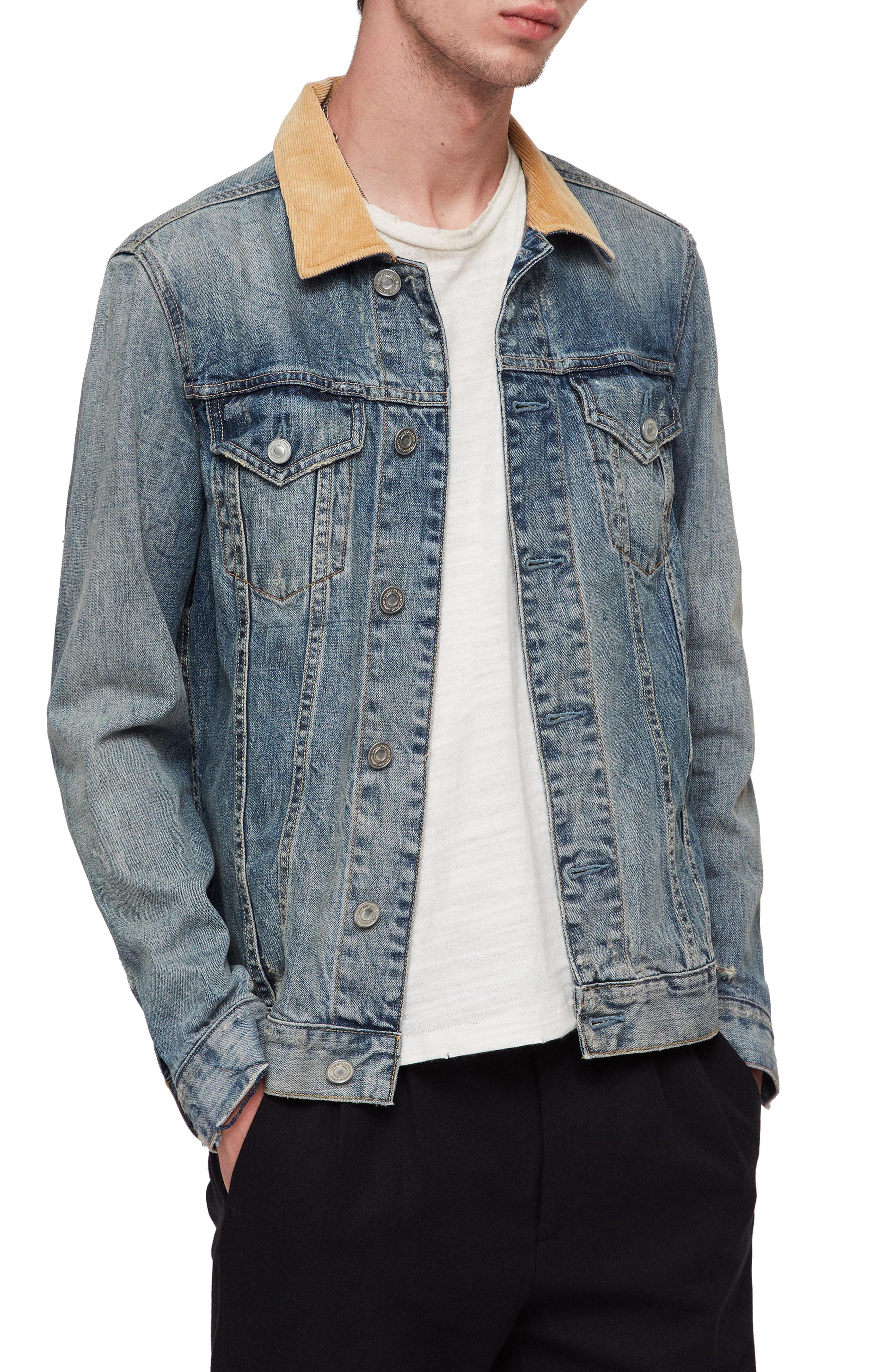 allsaints dexter denim jacket