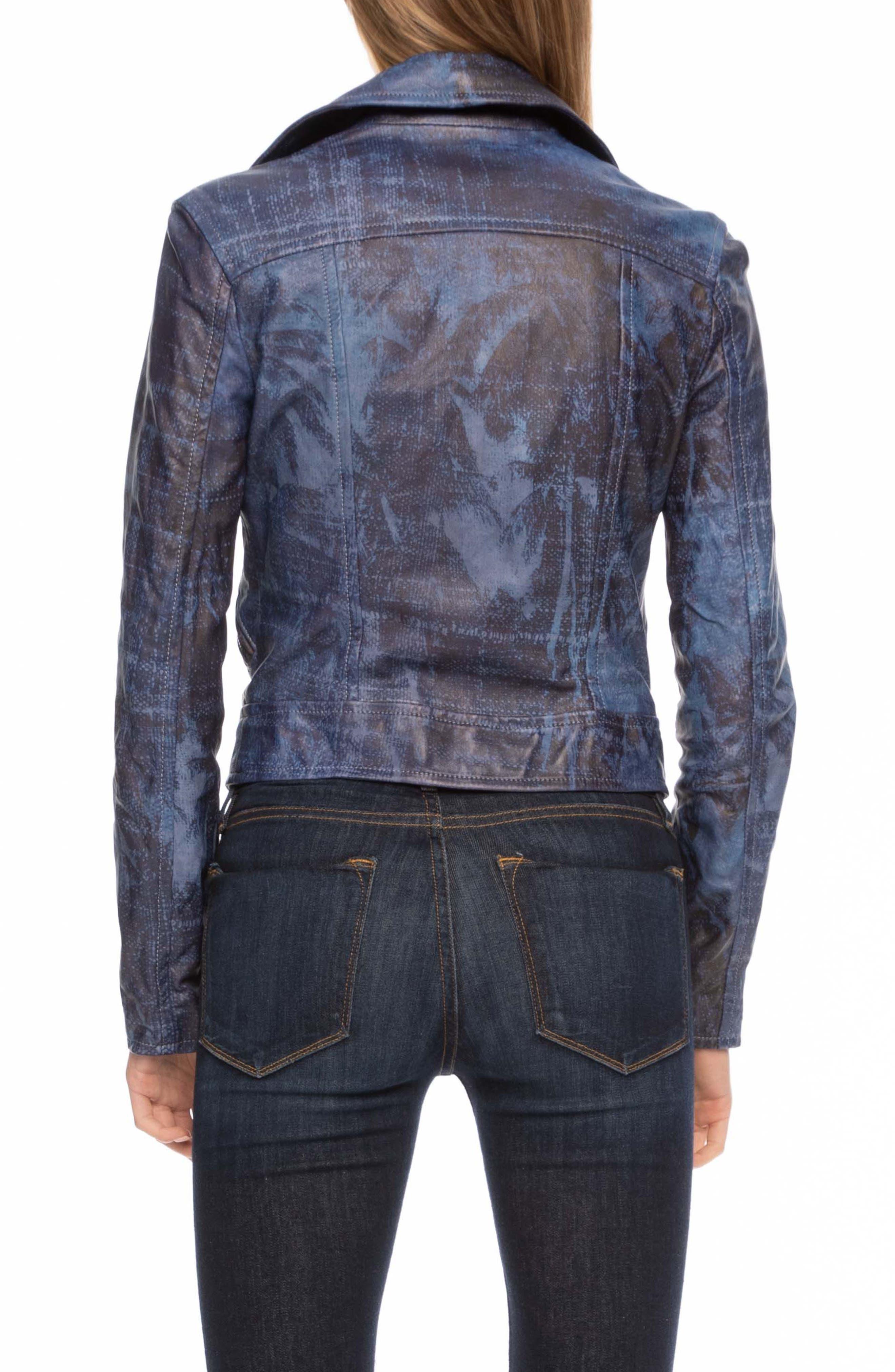 Robert Graham Peyton Leather Moto 