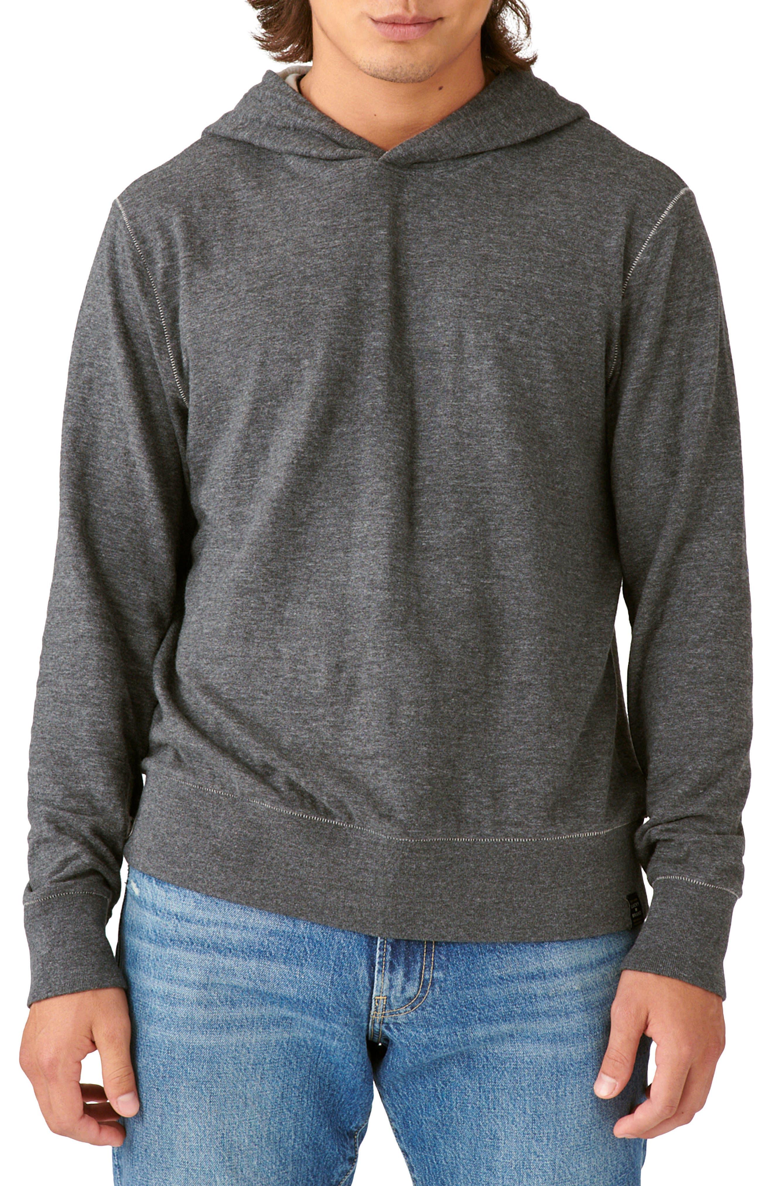 Lucky Brand Duo Fold Hoodie in Gray for Men