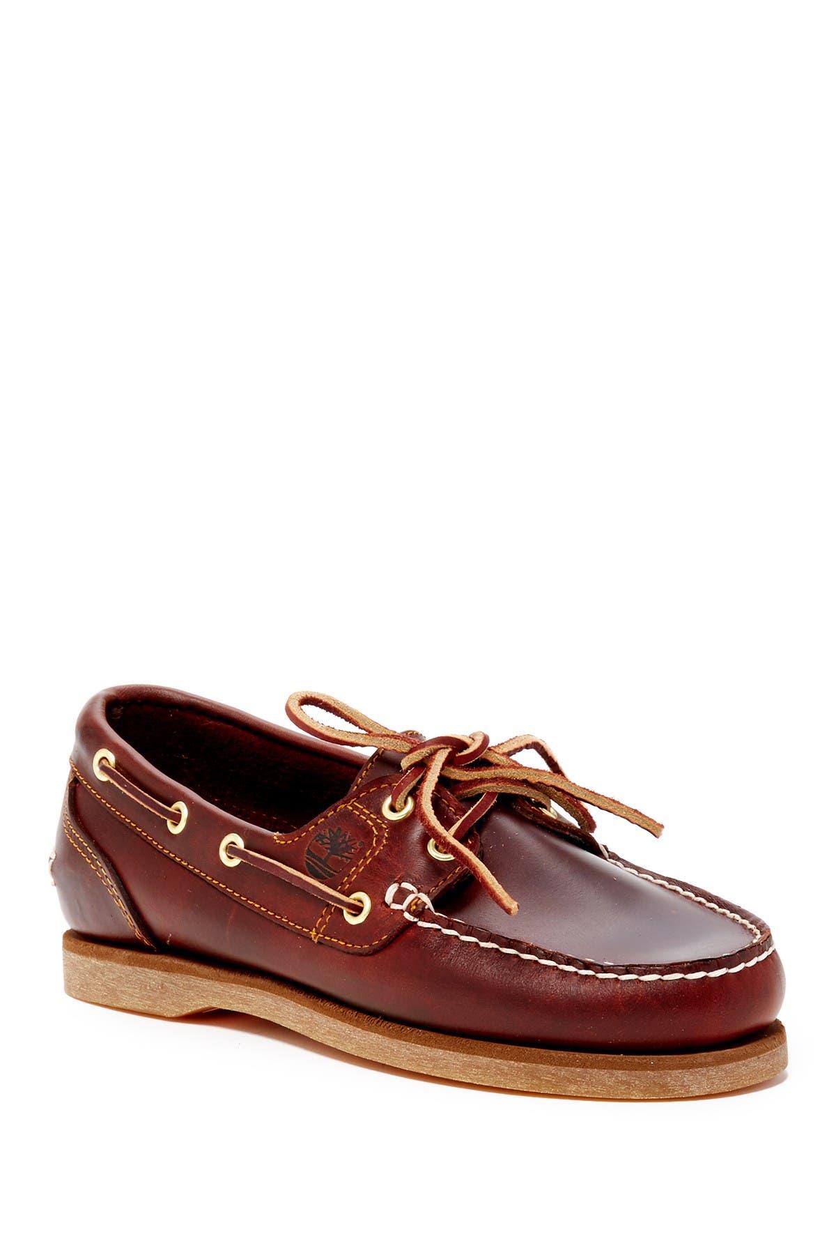 Timberland Amherst 2eye Boat Shoe in Red Lyst