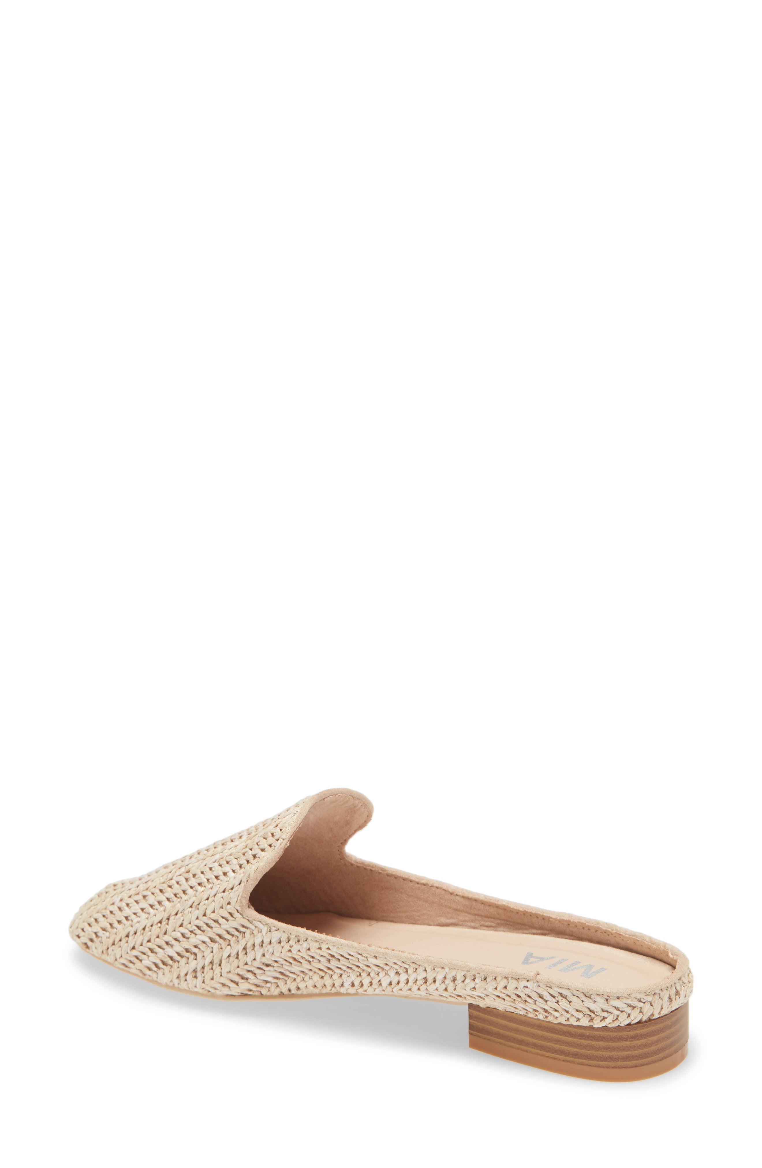mia woven mules