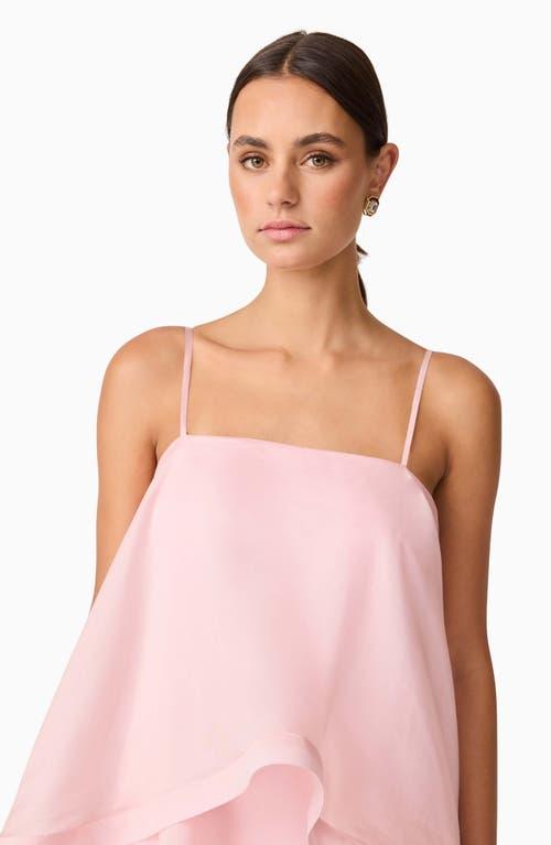 Elliatt Noemi Tiered Voile Maxi Dress in Pink | Lyst