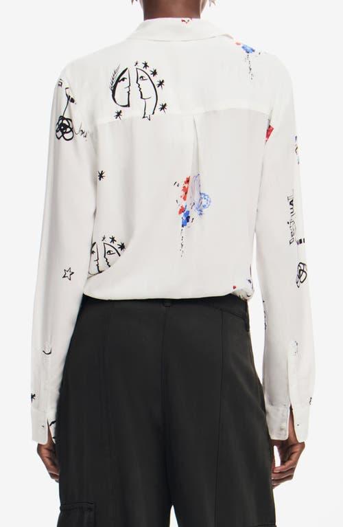 デシグアル Desigual TOKIO シャツロングスリーブ （ホワイト） デシグアル Desigual TOKIO シャツロングスリーブ （ホワイト