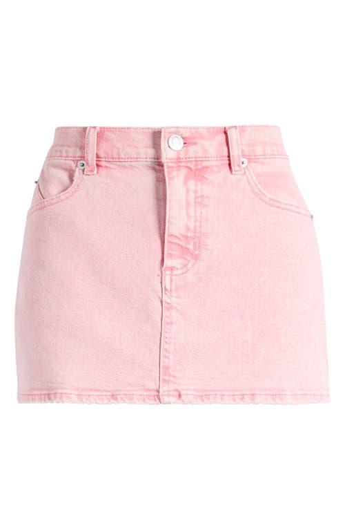 Light pink denim skirt 2025