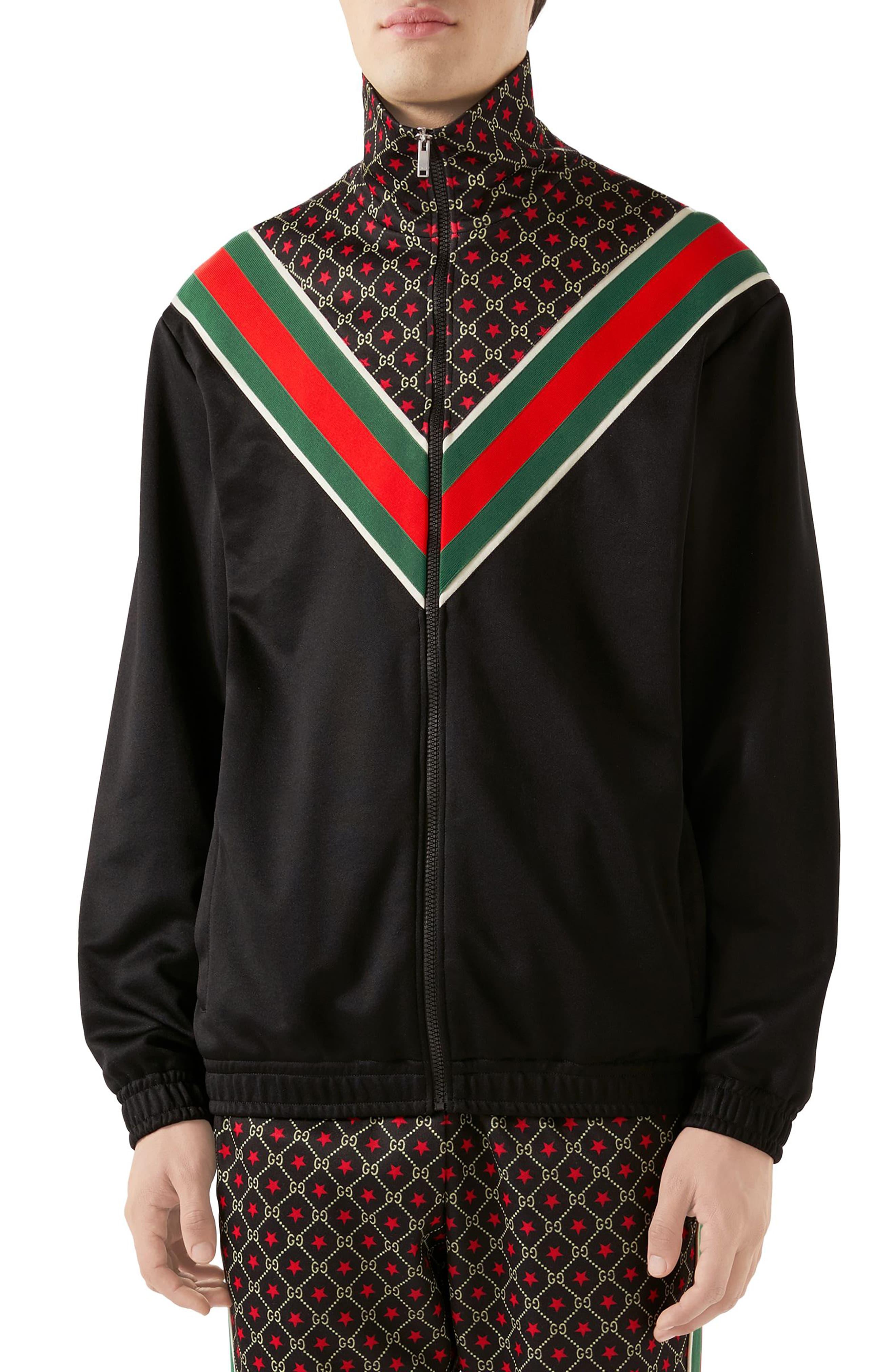 Gucci GGstar Jersey Jacket in Black for Men Save 44 Lyst