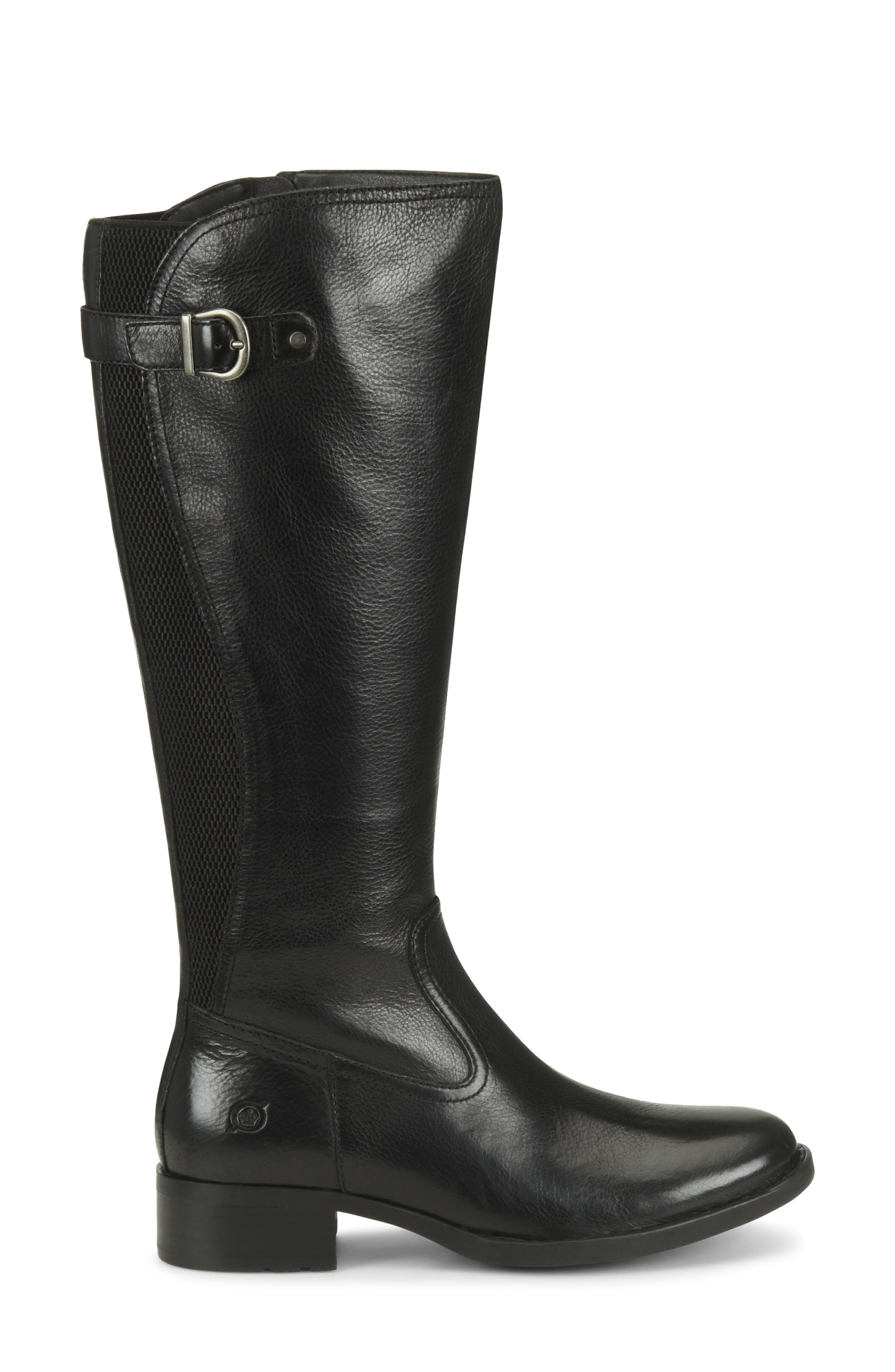 Born Børn Carran Knee High Boot in Black Leather (Black) - Lyst