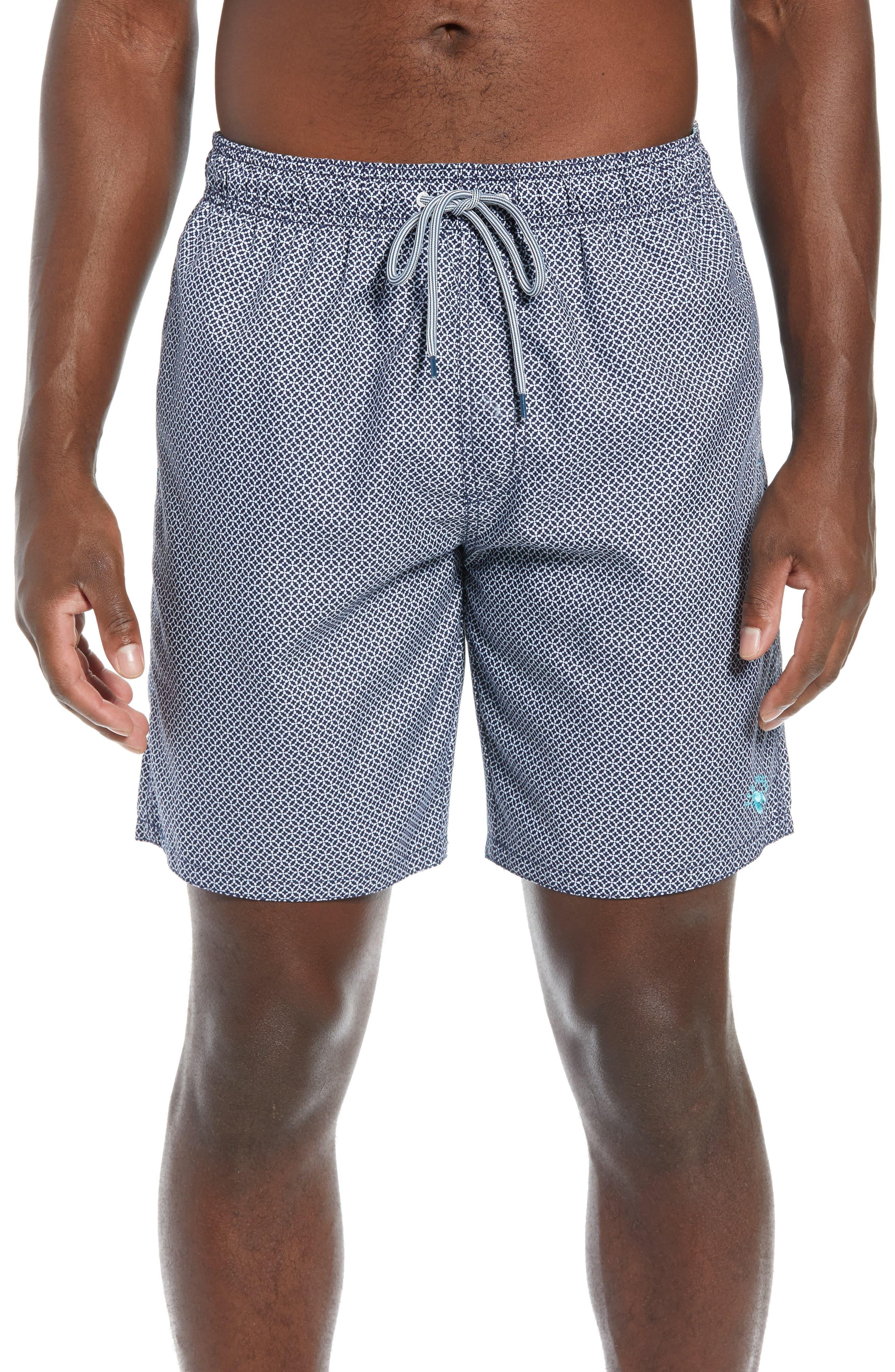 ted baker geo print swim shorts