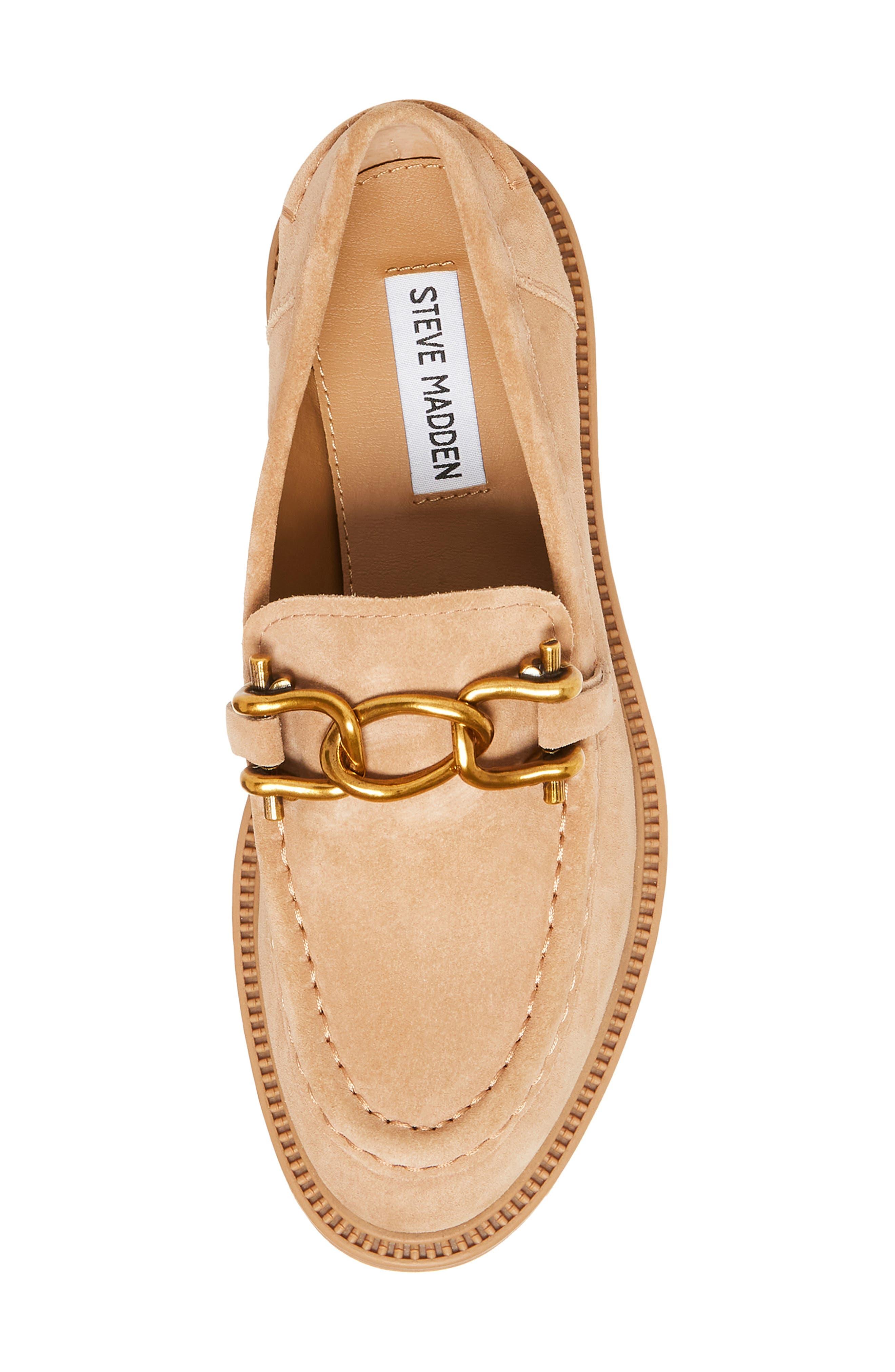 Steve Madden Karmine Loafer in Natural | Lyst