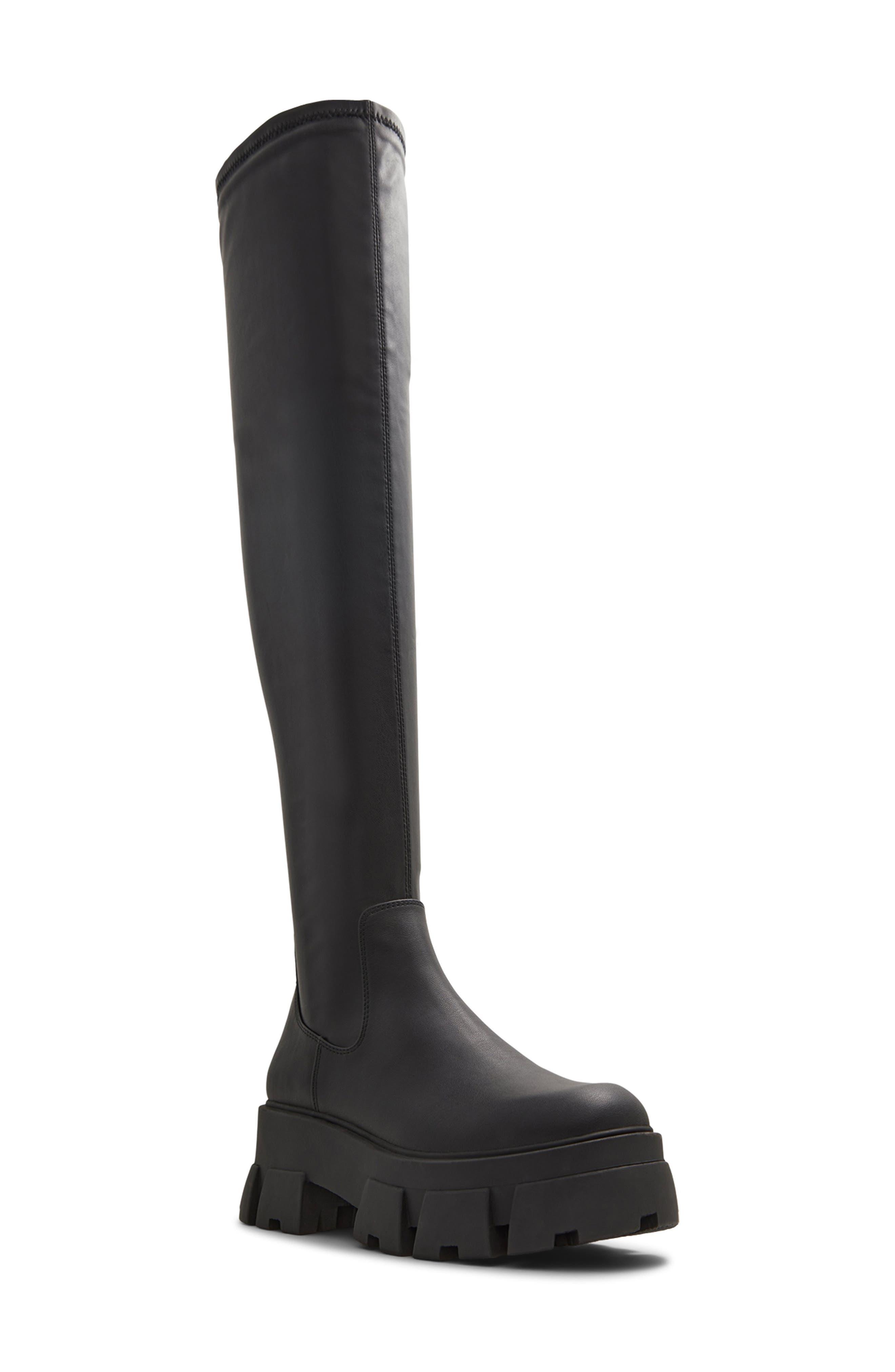 ALDO Grandmode Over The Knee Boot in Black | Lyst